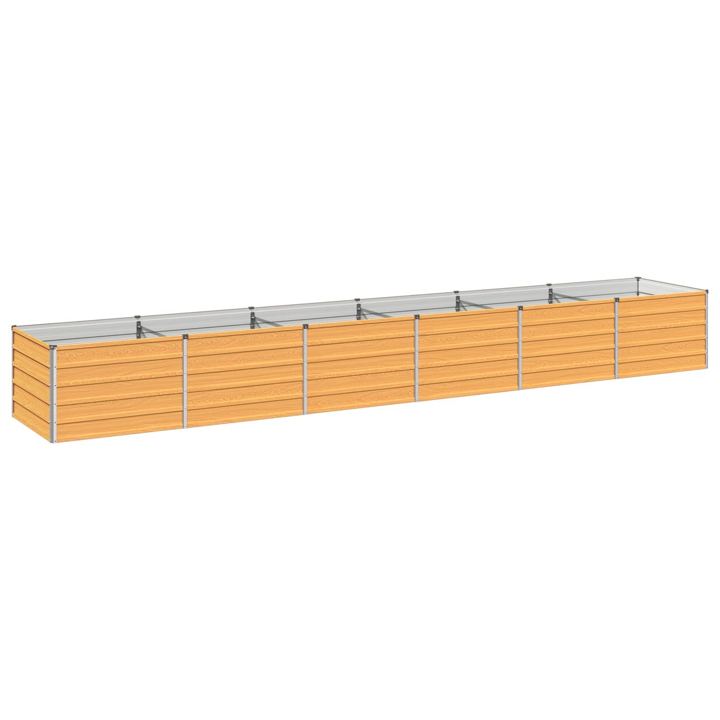 vidaXL Υψωμένο Κρεβάτι Κήπου Φυσικό 480 x 80 x 55 εκ.