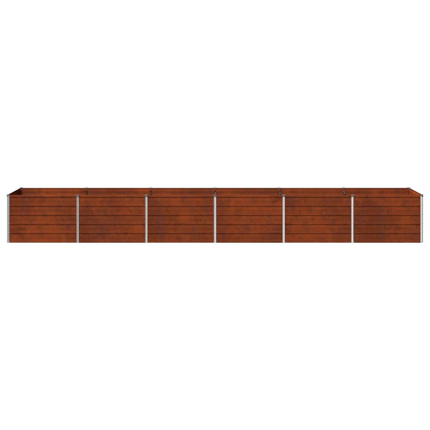 vidaXL Υψωμένο Κρεβάτι Κήπου Σκ rusty 480 x 80 x 55 εκ. κοντόν