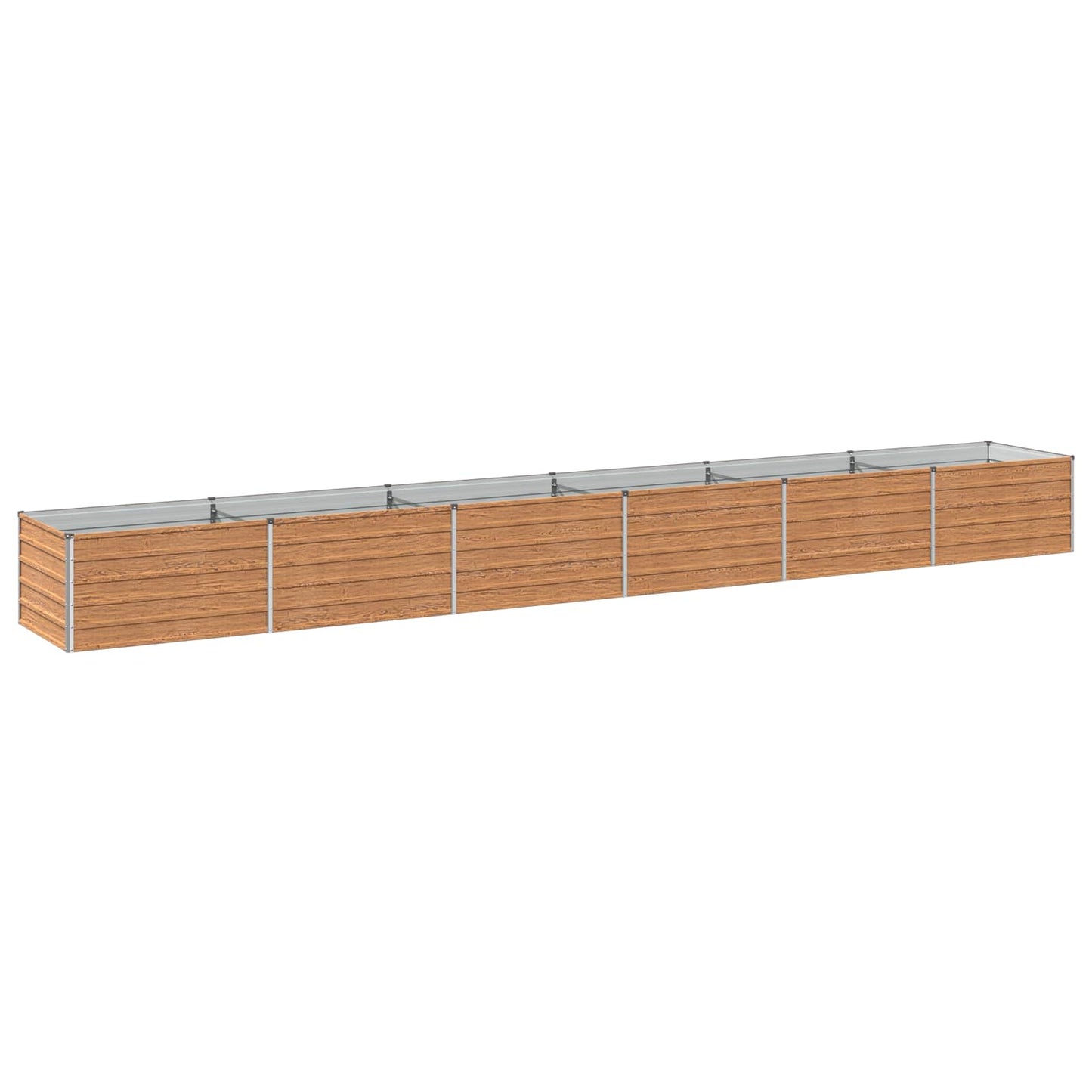 vidaXL Υψωμένο Κρεβάτι Κήπου Ξύλινο Καφέ 600 x 80 x 55 εκ.