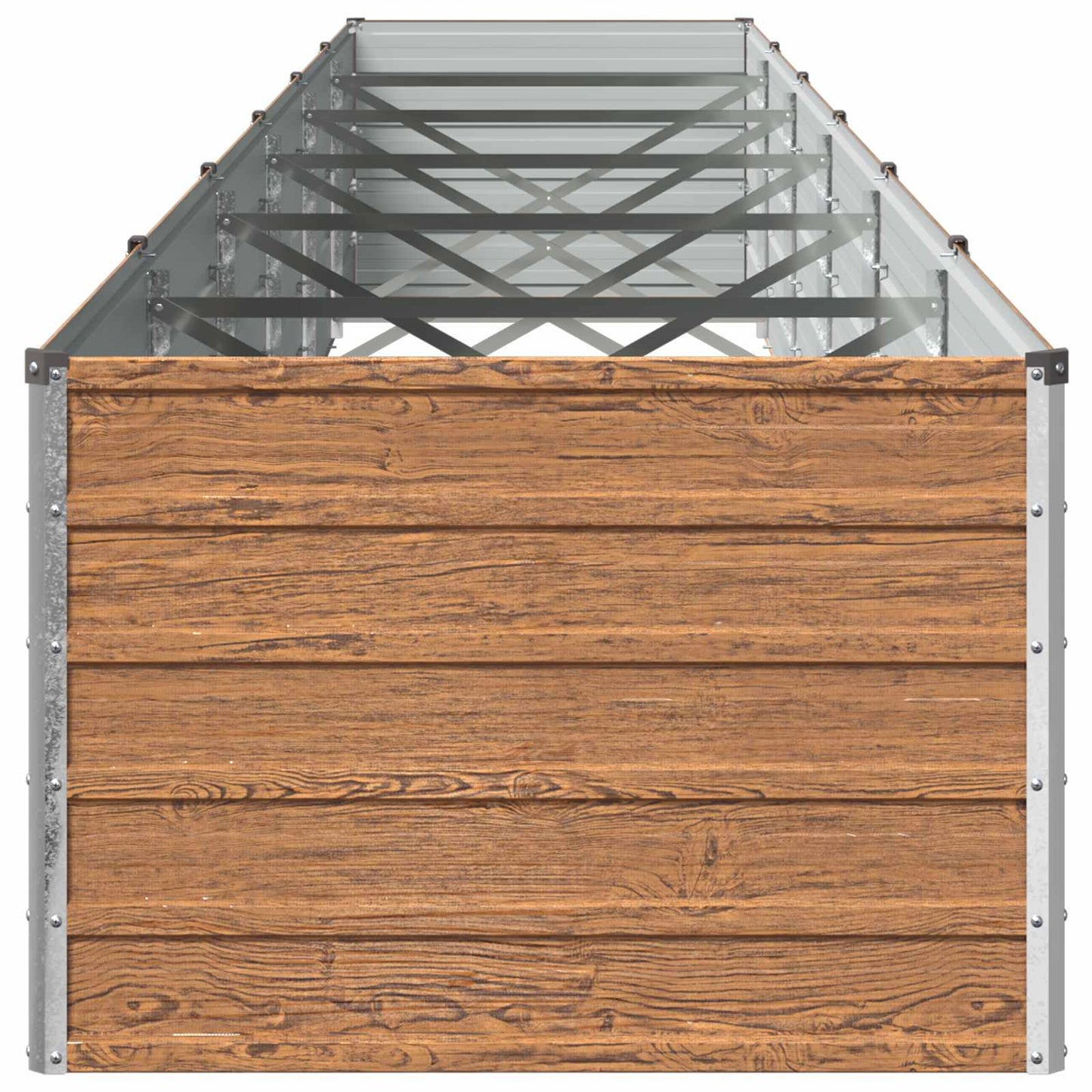 vidaXL Υψωμένο Κρεβάτι Κήπου Ξύλινο Καφέ 600 x 80 x 55 εκ.