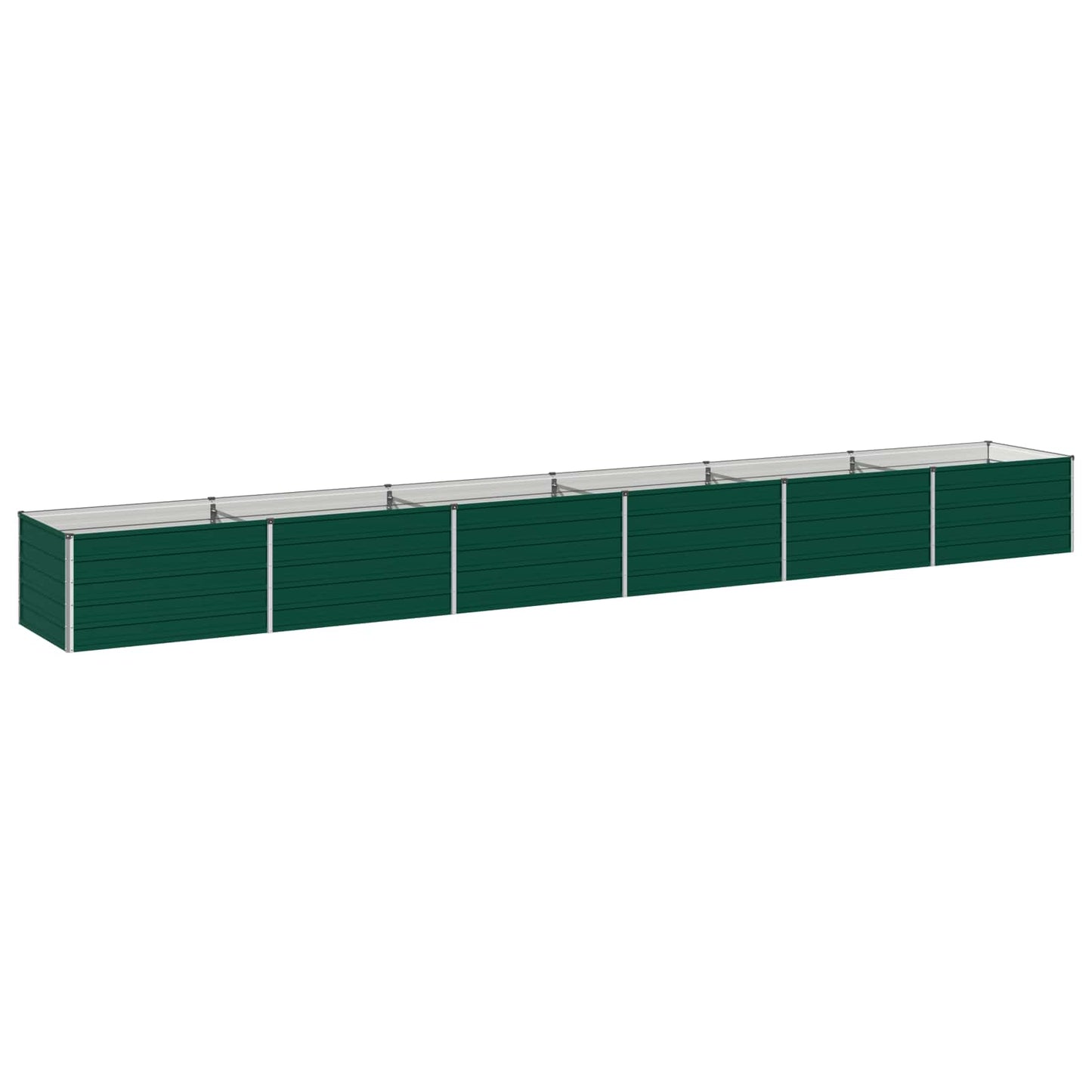 vidaXL Υψωμένο Κρεβάτι Κήπου Πράσινο 600 x 80 x 55 εκ.