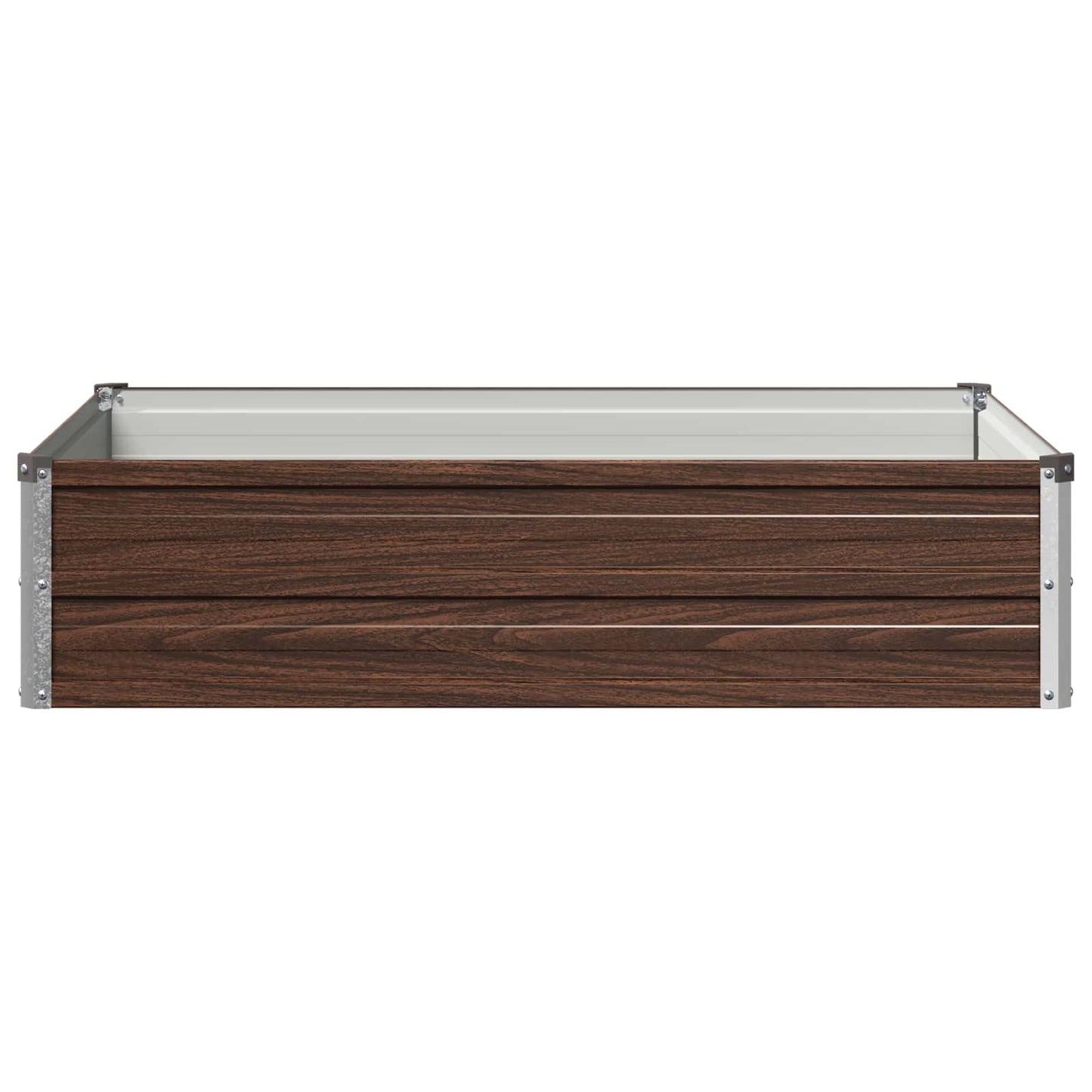 vidaXL Υψωμένο Κρεβάτι Κήπου Μαύρο 100 x 80 x 24 εκ.