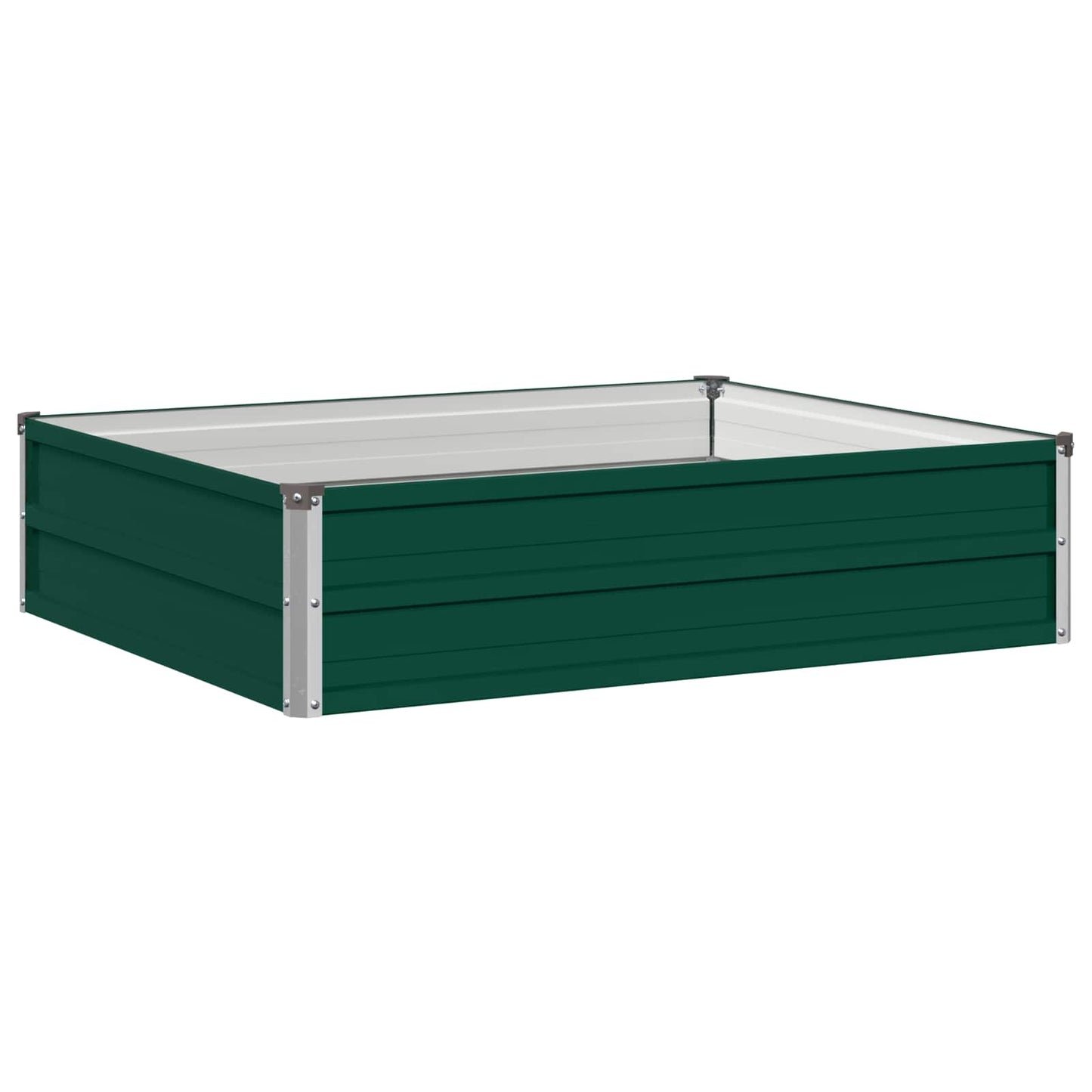 vidaXL Υψωμένο Κρεβάτι Κήπου Πράσινο 100 x 80 x 24 εκ.