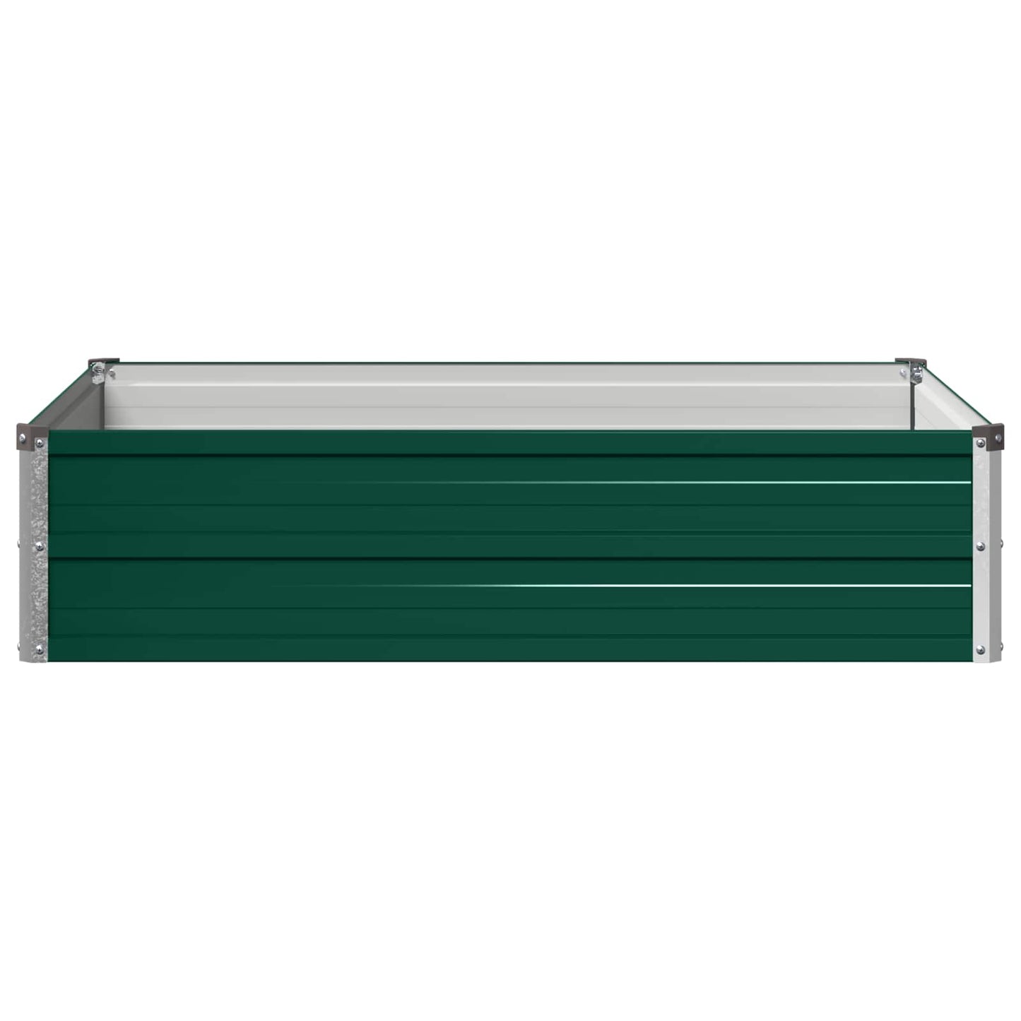 vidaXL Υψωμένο Κρεβάτι Κήπου Πράσινο 100 x 80 x 24 εκ.