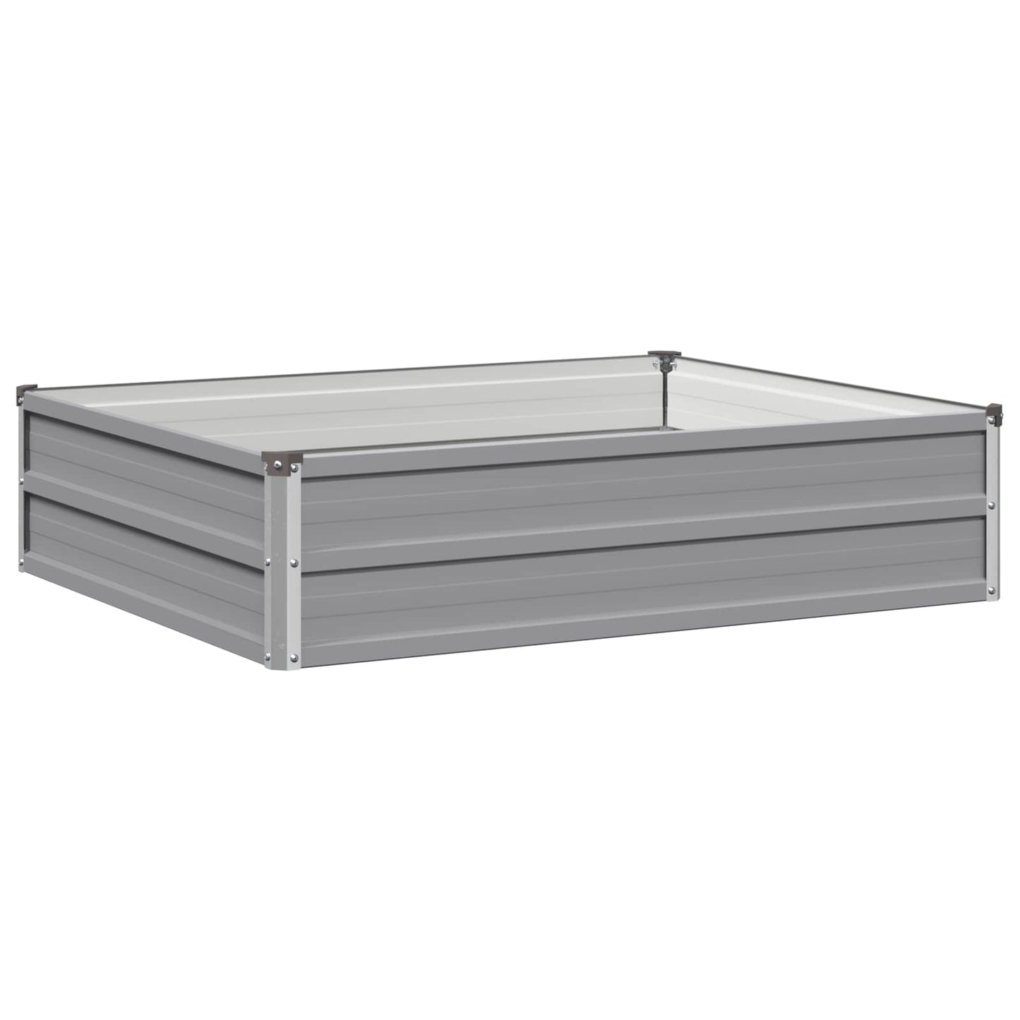 vidaXL Υψωμένο Κρεβάτι Κήπου Γκρι 100 x 80 x 24 εκ.