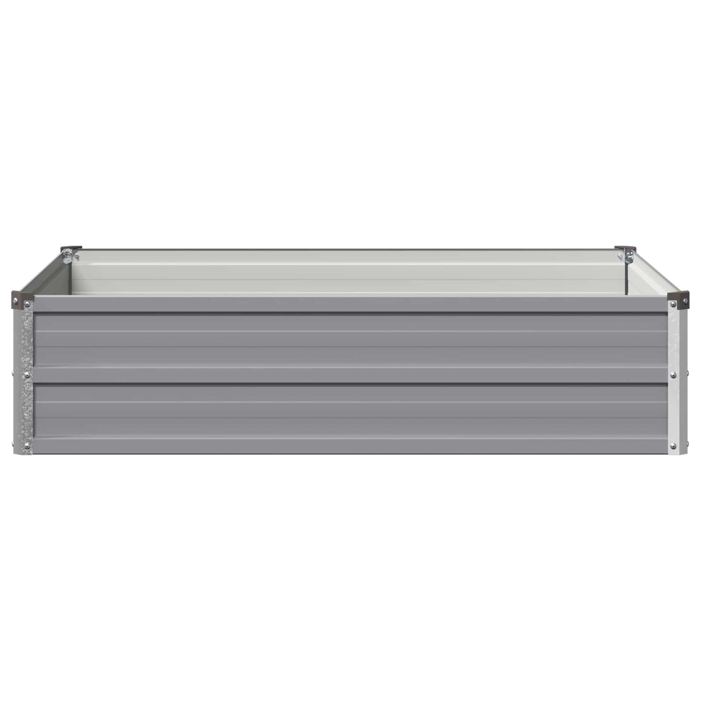 vidaXL Υψωμένο Κρεβάτι Κήπου Γκρι 100 x 80 x 24 εκ.