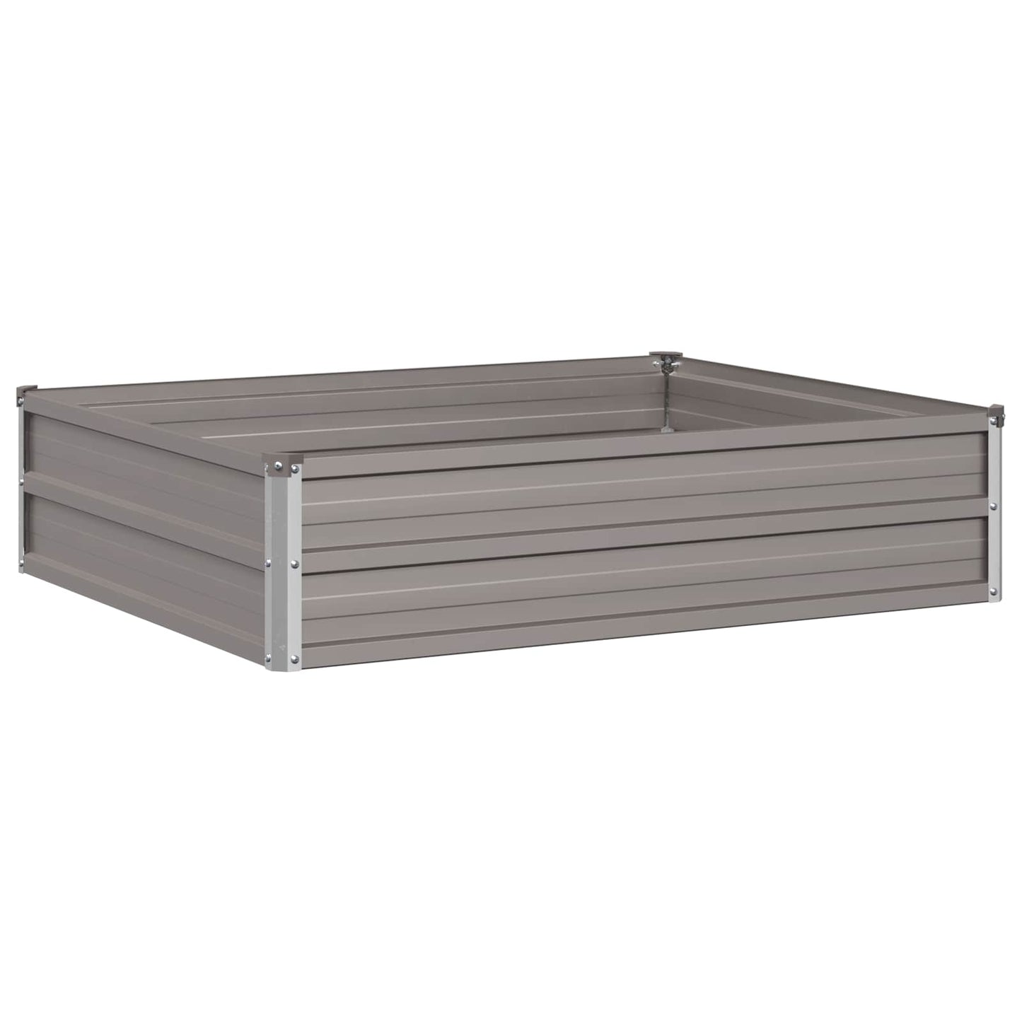 vidaXL Υψωμένο Κρεβάτι Κήπου Σκ rusty 100 x 80 x 24 εκ. κοντόν