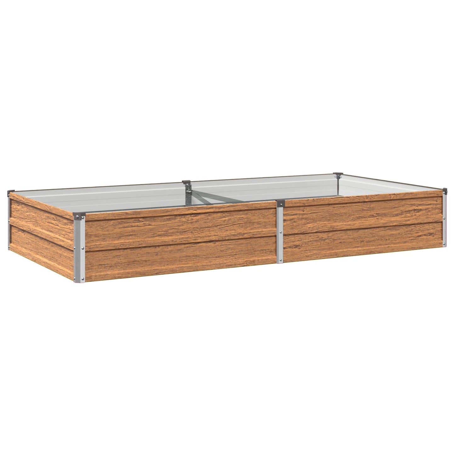 vidaXL Υψωμένο Κρεβάτι Κήπου Ξύλινο Καφέ 160 x 80 x 24 εκ.