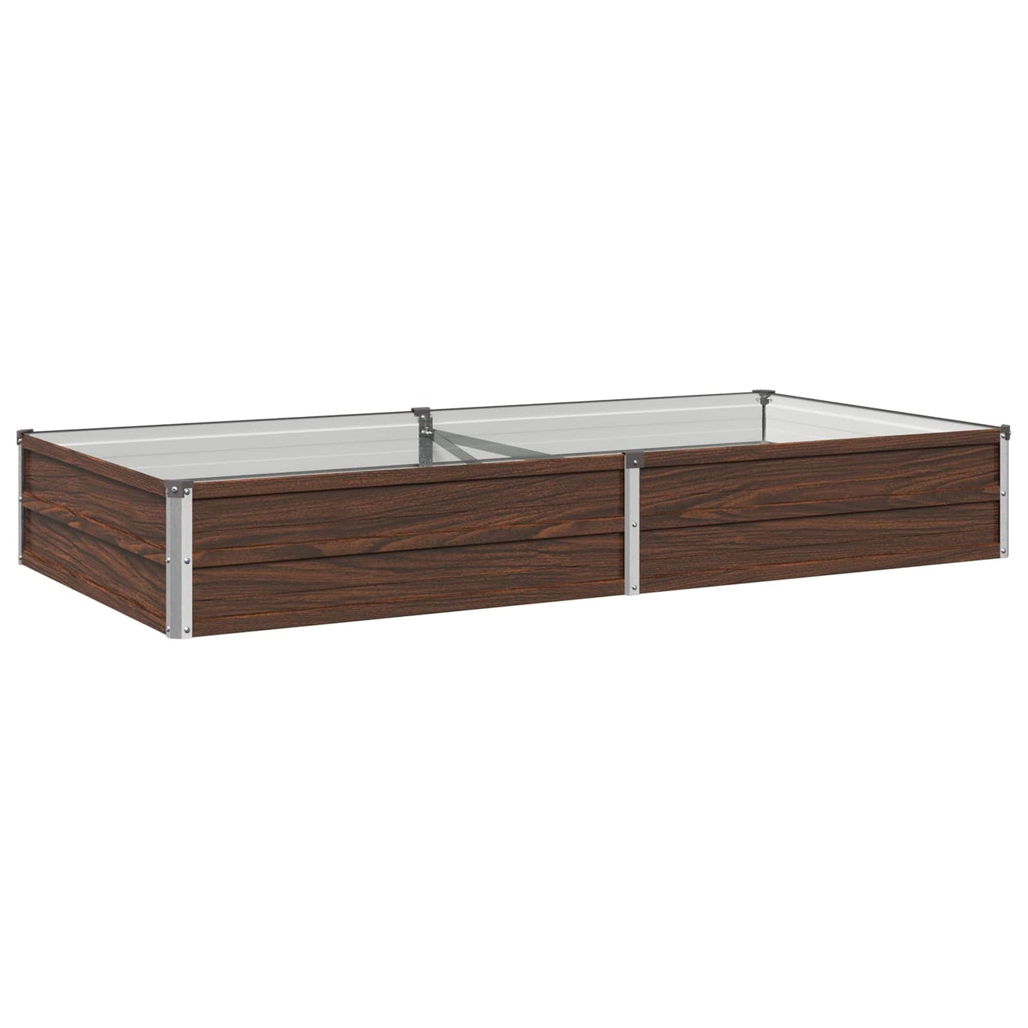 vidaXL Υψωμένο Κρεβάτι Κήπου Μαύρο 160 x 80 x 24 εκ.