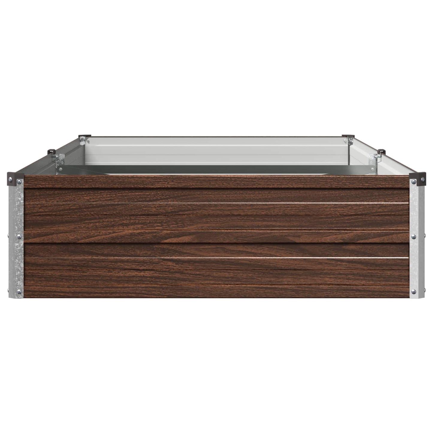 vidaXL Υψωμένο Κρεβάτι Κήπου Μαύρο 160 x 80 x 24 εκ.