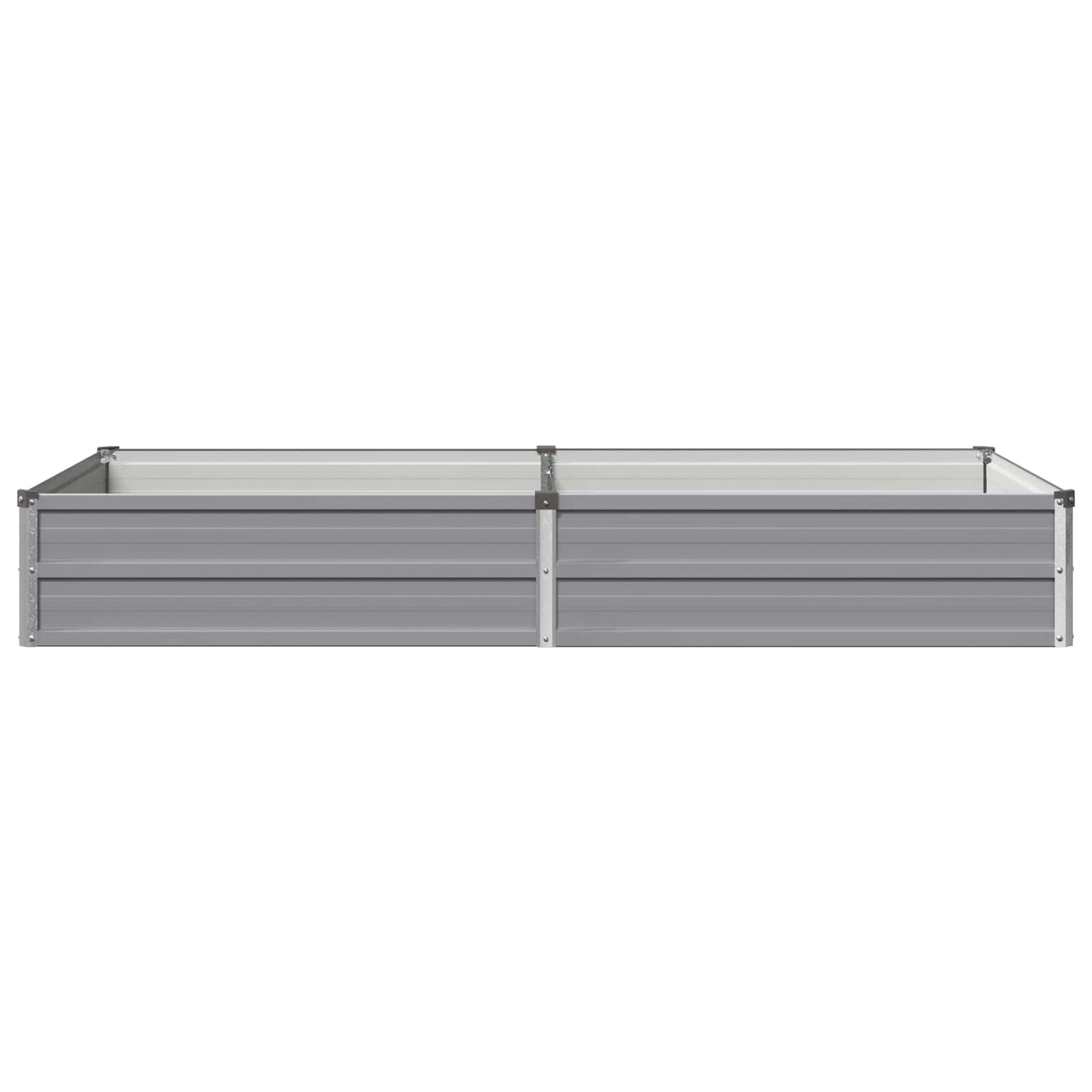 vidaXL Υψωμένο Κρεβάτι Κήπου Γκρι 160 x 80 x 24 εκ.