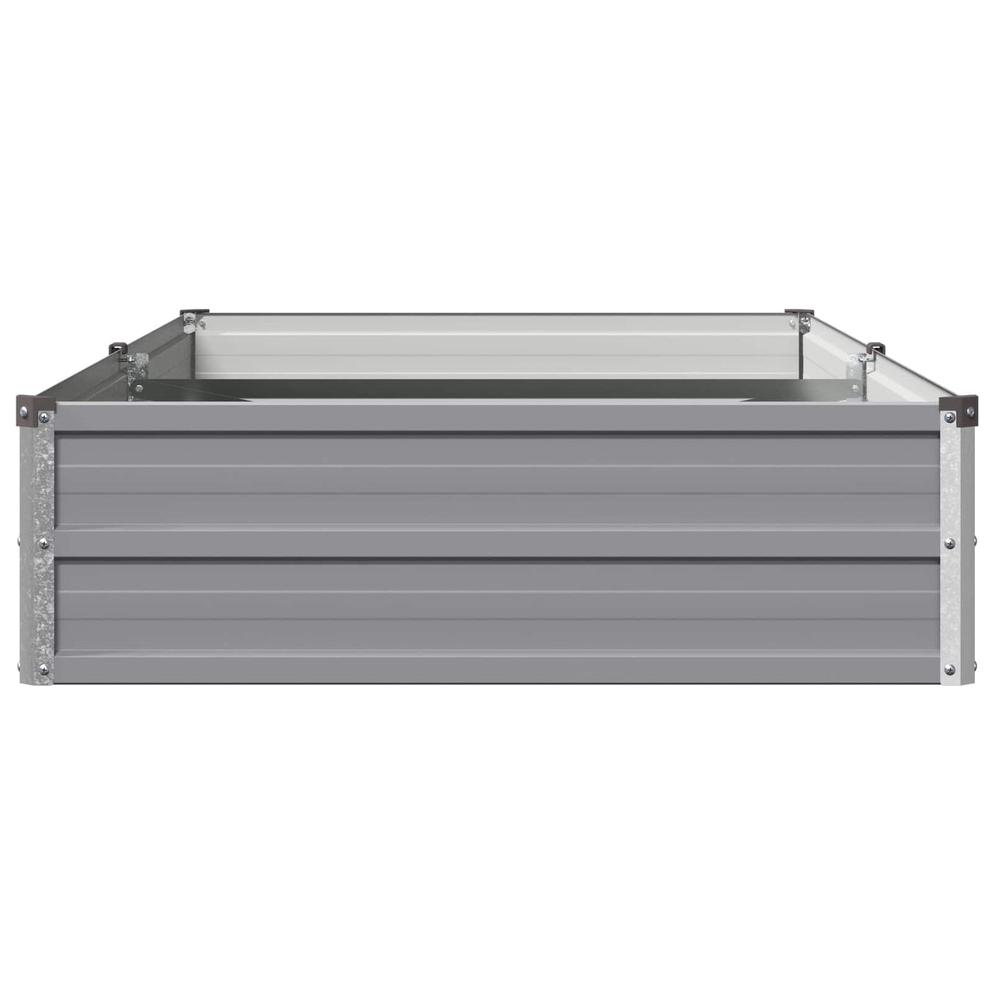 vidaXL Υψωμένο Κρεβάτι Κήπου Γκρι 160 x 80 x 24 εκ.