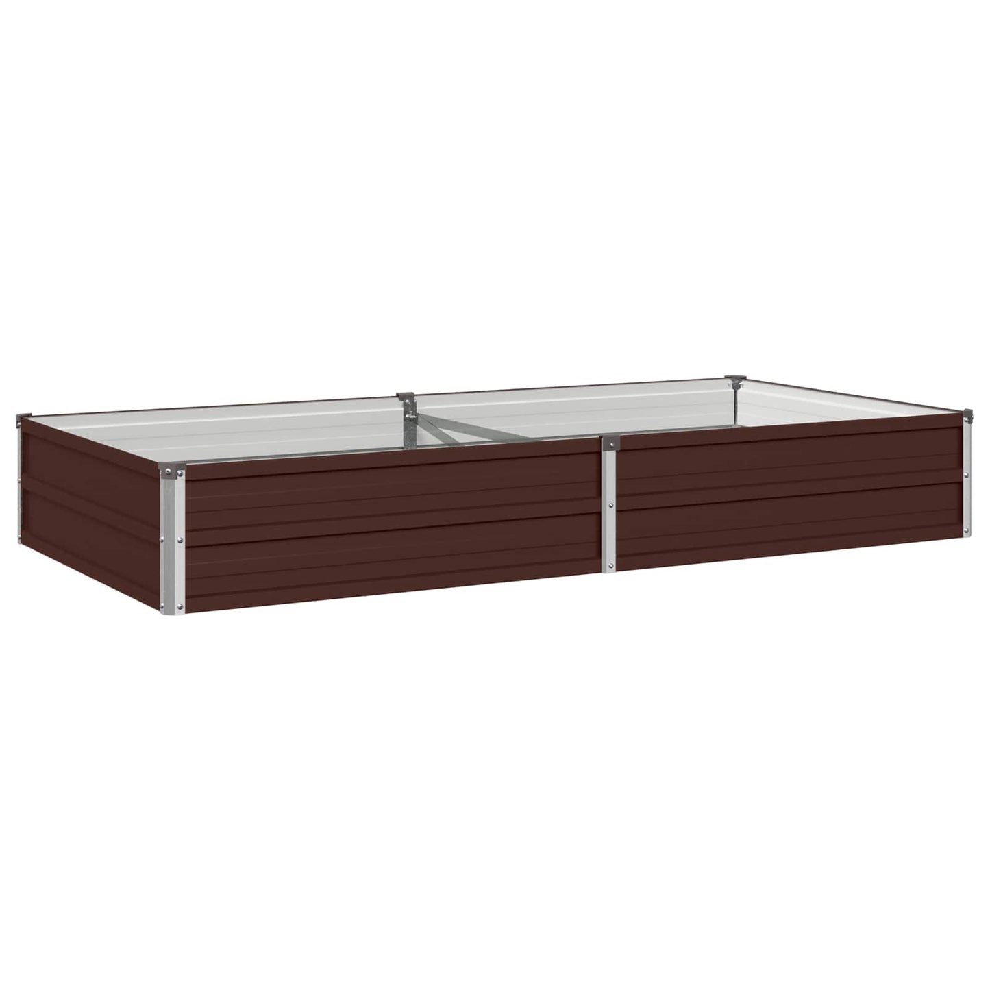 vidaXL Υψωμένο Κρεβάτι Κήπου Καφέ 160 x 80 x 24 εκ.