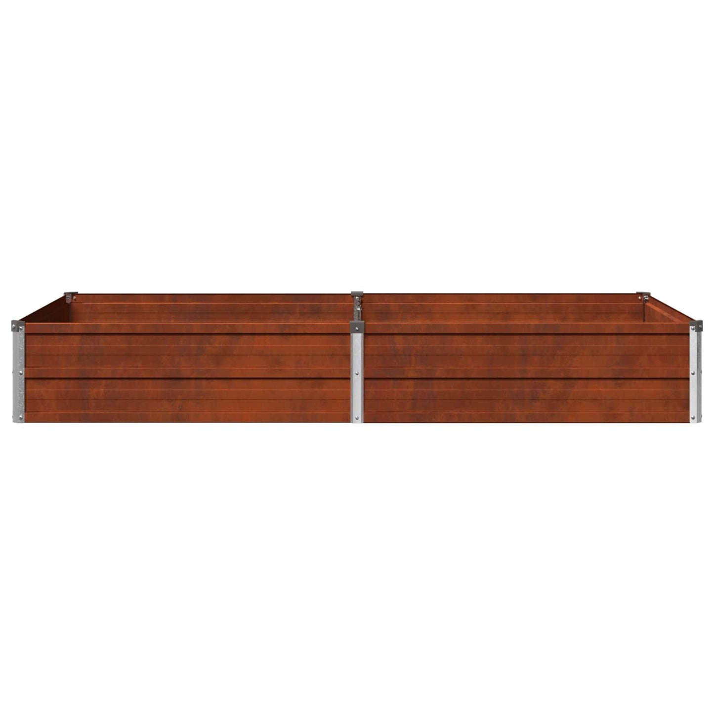 vidaXL Υψωμένο Κρεβάτι Κήπου Σκ rusty 160 x 80 x 24 εκ. κοντόν