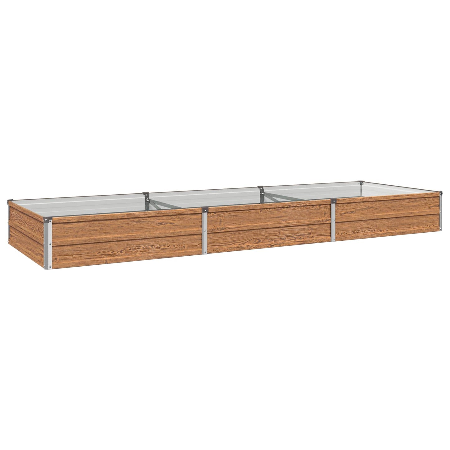 vidaXL Υψωμένο Κρεβάτι Κήπου Ξύλινο Καφέ 240 x 80 x 24 εκ.
