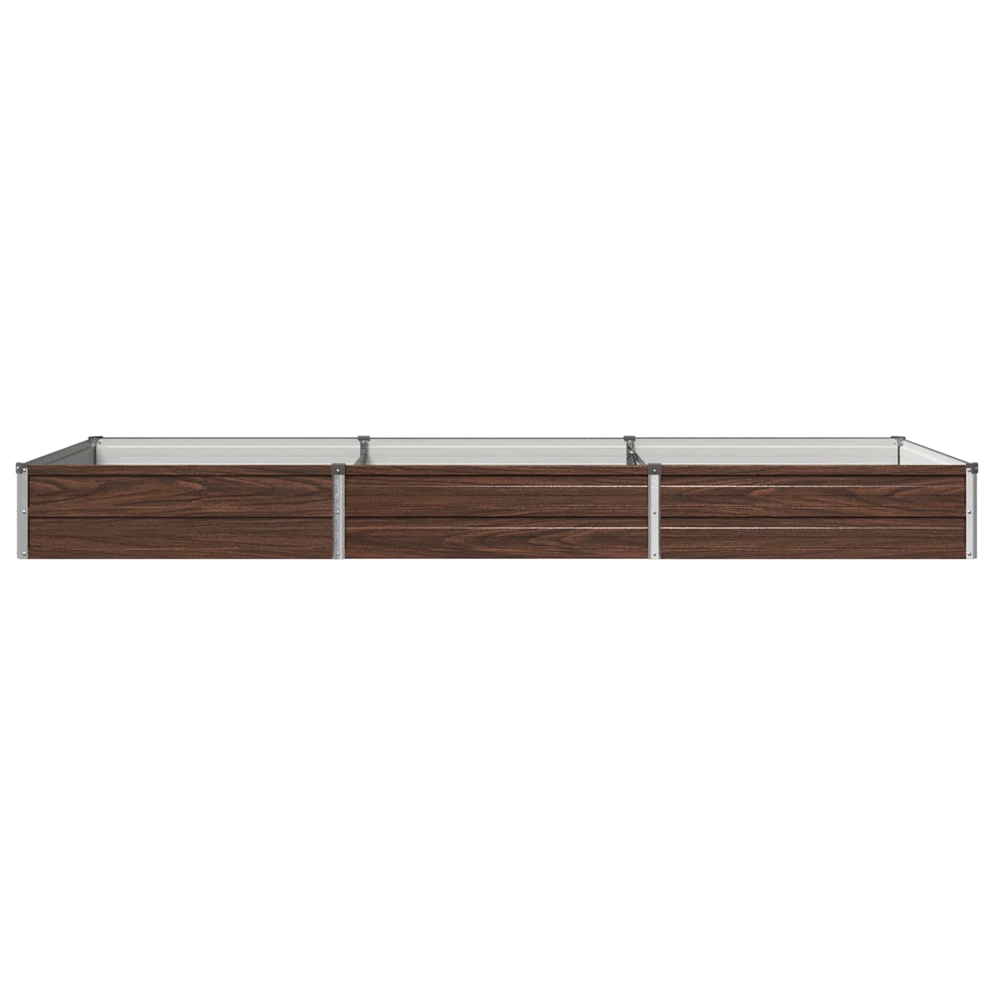 vidaXL Υψωμένο Κρεβάτι Κήπου Μαύρο 240 x 80 x 24 εκ.