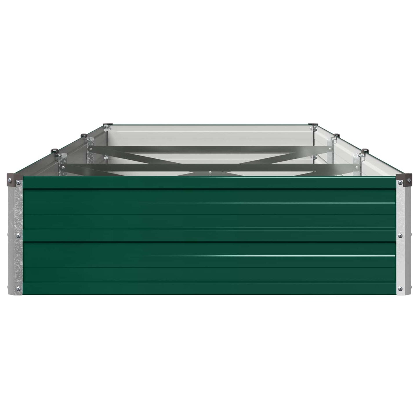 vidaXL Υψωμένο Κρεβάτι Κήπου Πράσινο 240 x 80 x 24 εκ.