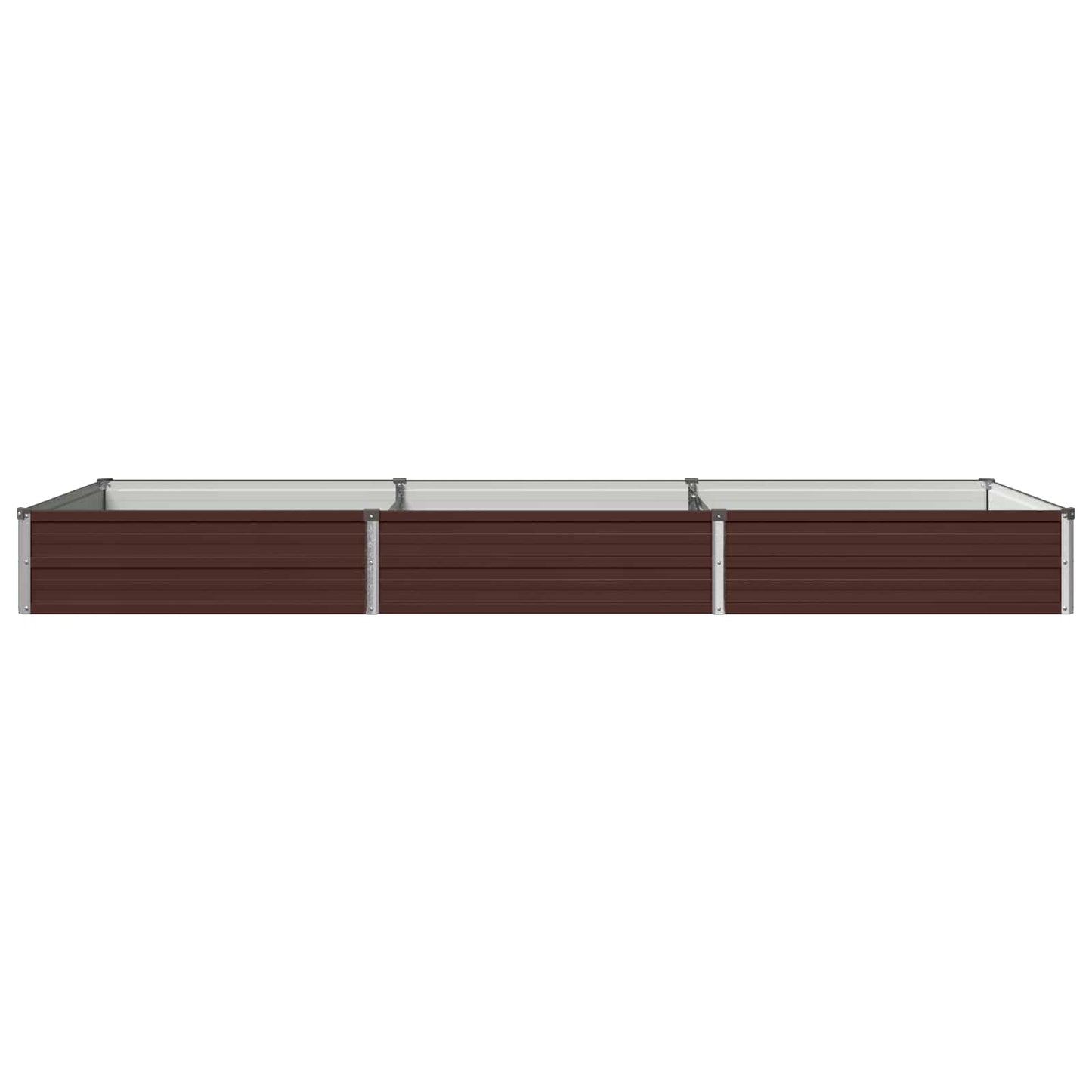 vidaXL Υψωμένο Κρεβάτι Κήπου Καφέ 240 x 80 x 24 εκ.