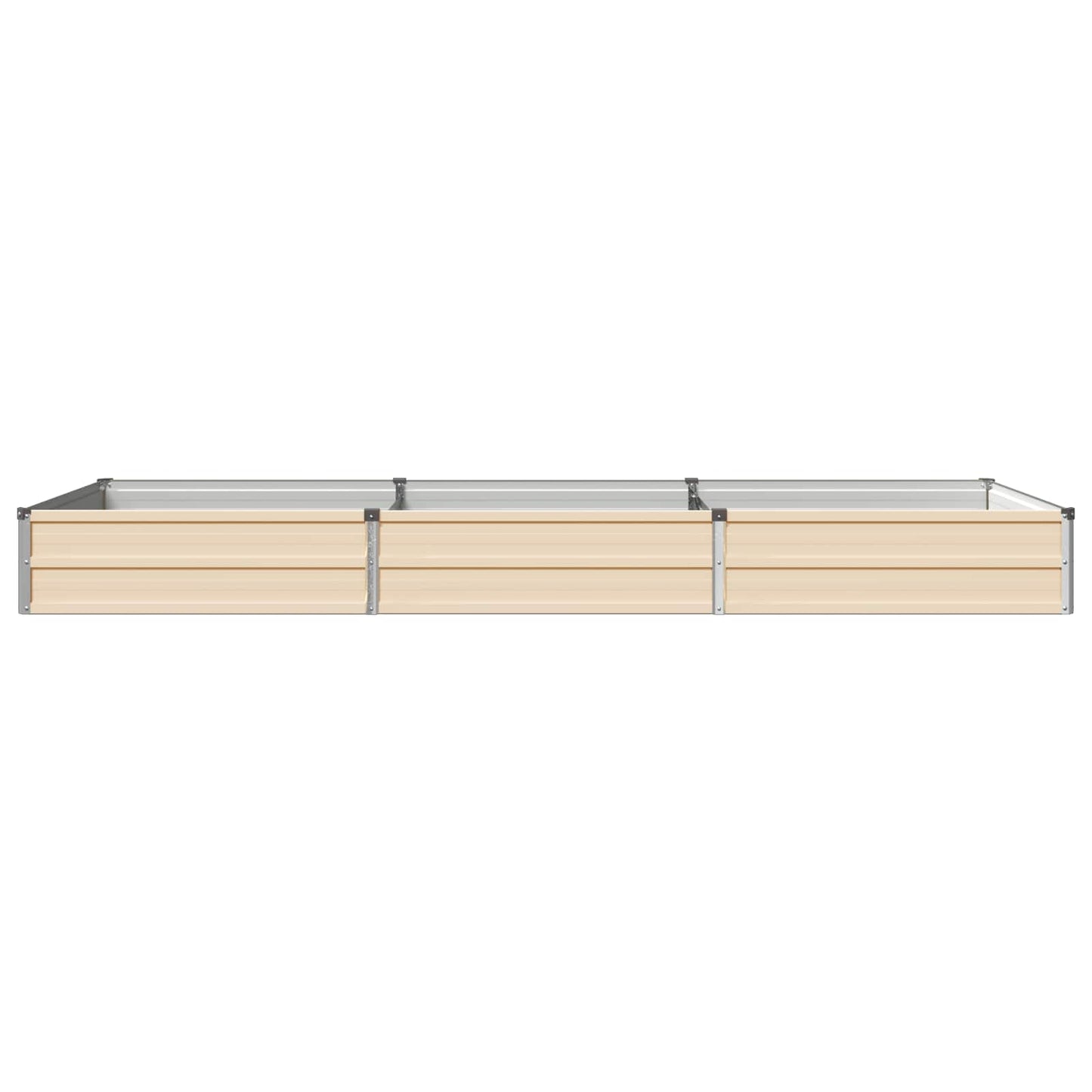 vidaXL Υψωμένο Κρεβάτι Κήπου Ελεφαντόδοντο 240 x 80 x 24 εκ.