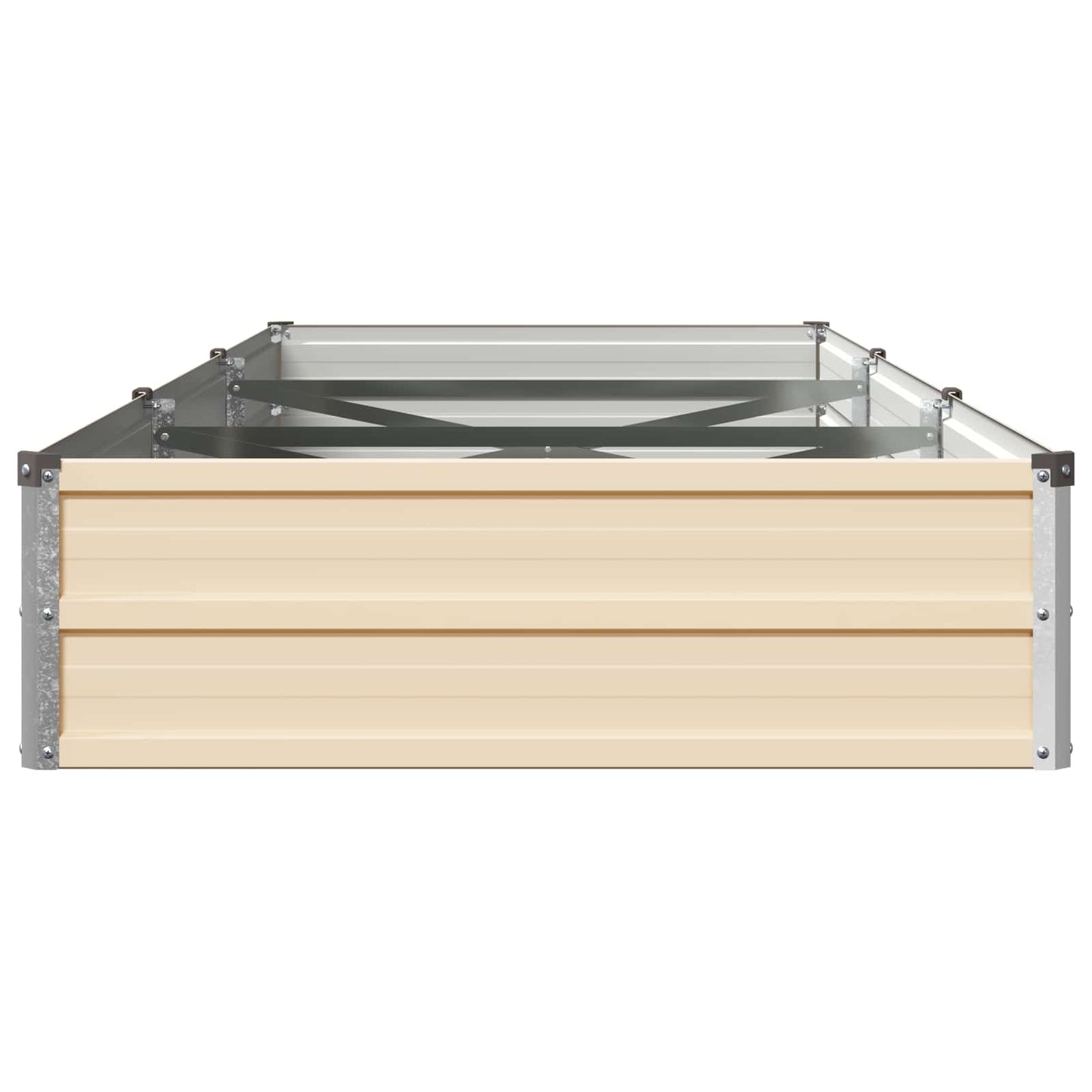 vidaXL Υψωμένο Κρεβάτι Κήπου Ελεφαντόδοντο 240 x 80 x 24 εκ.
