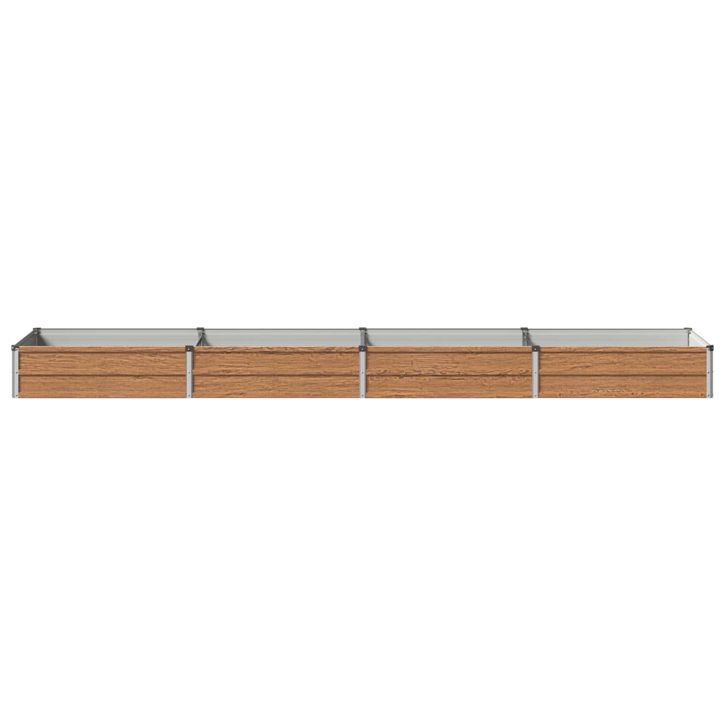 vidaXL Υψωμένο Κρεβάτι Κήπου Ξύλινο Καφέ 320 x 80 x 24 εκ.