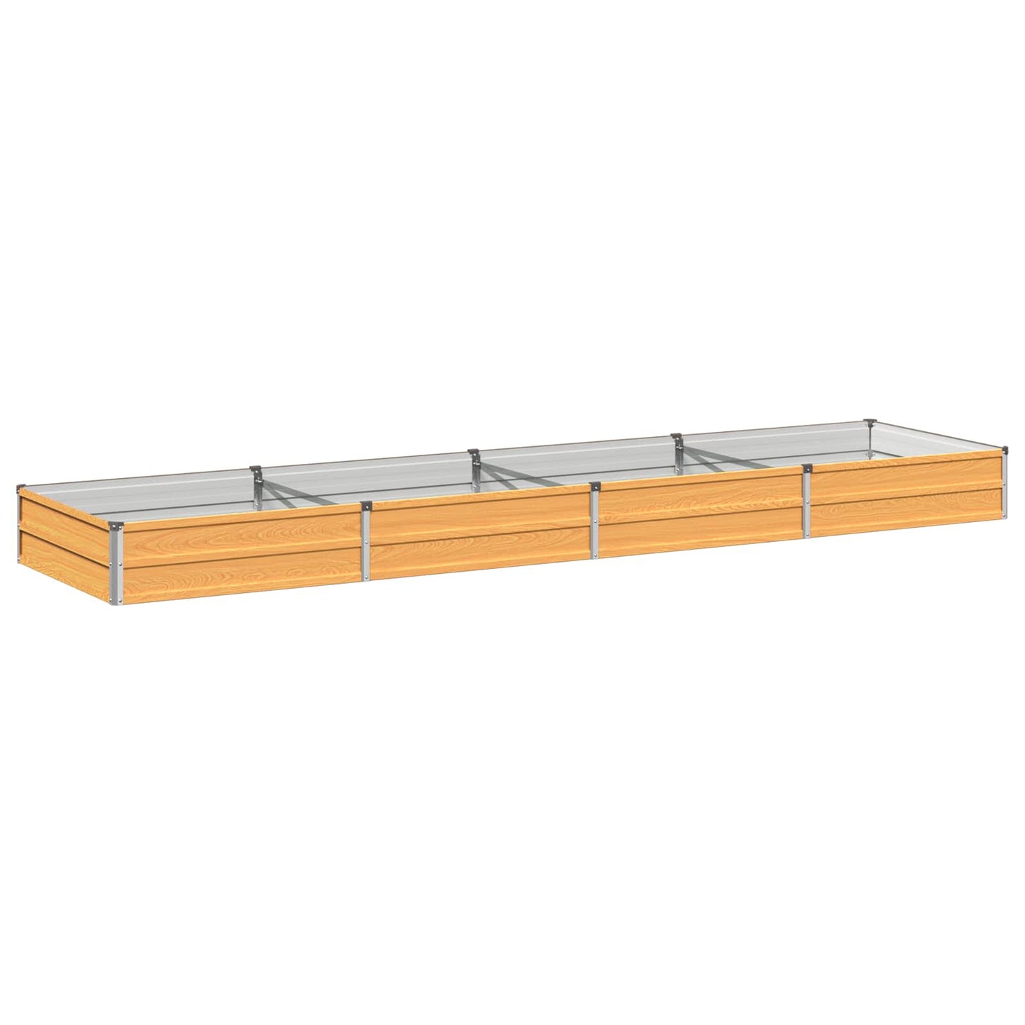 vidaXL Υψωμένο Κρεβάτι Κήπου Φυσικό 320 x 80 x 24 εκ.