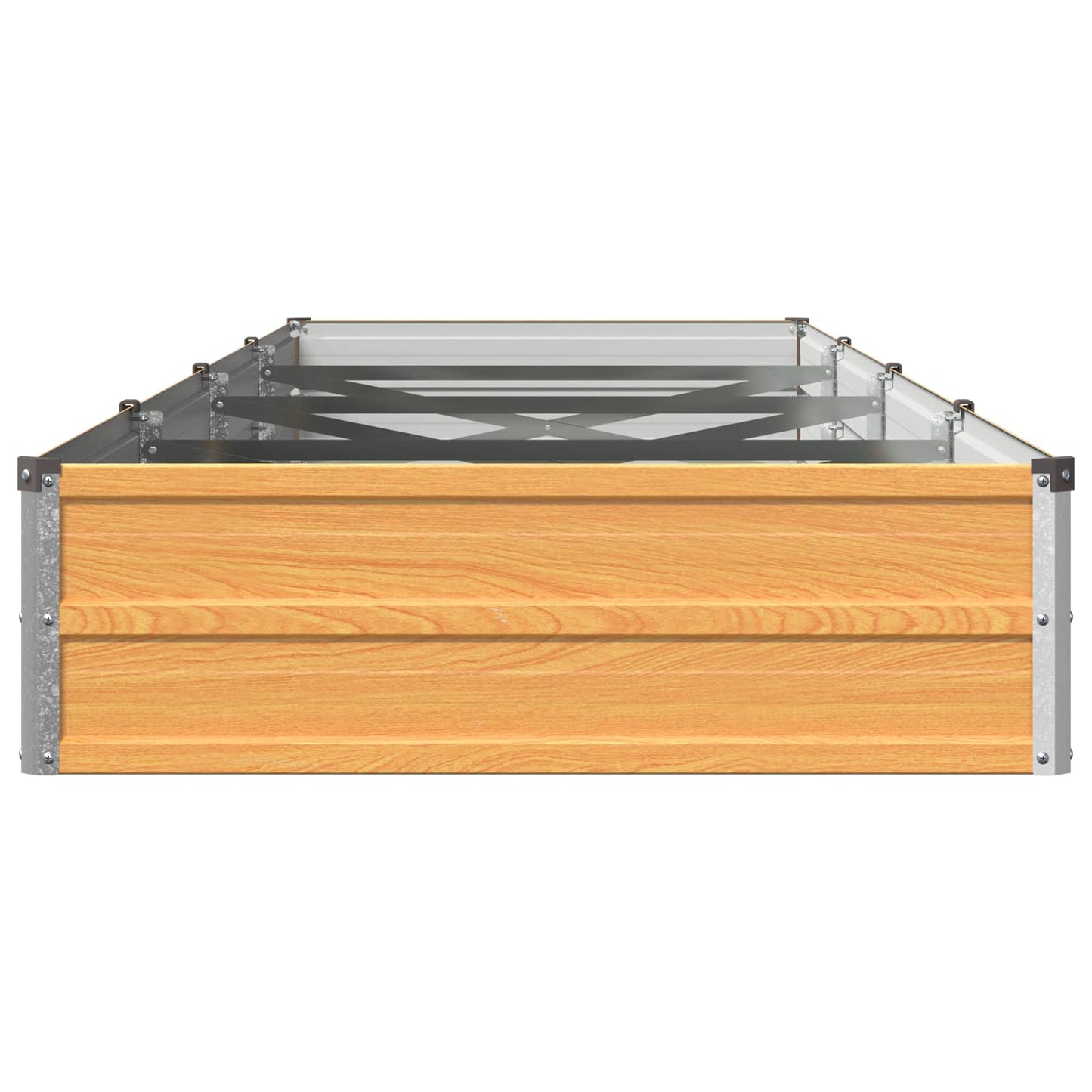 vidaXL Υψωμένο Κρεβάτι Κήπου Φυσικό 320 x 80 x 24 εκ.