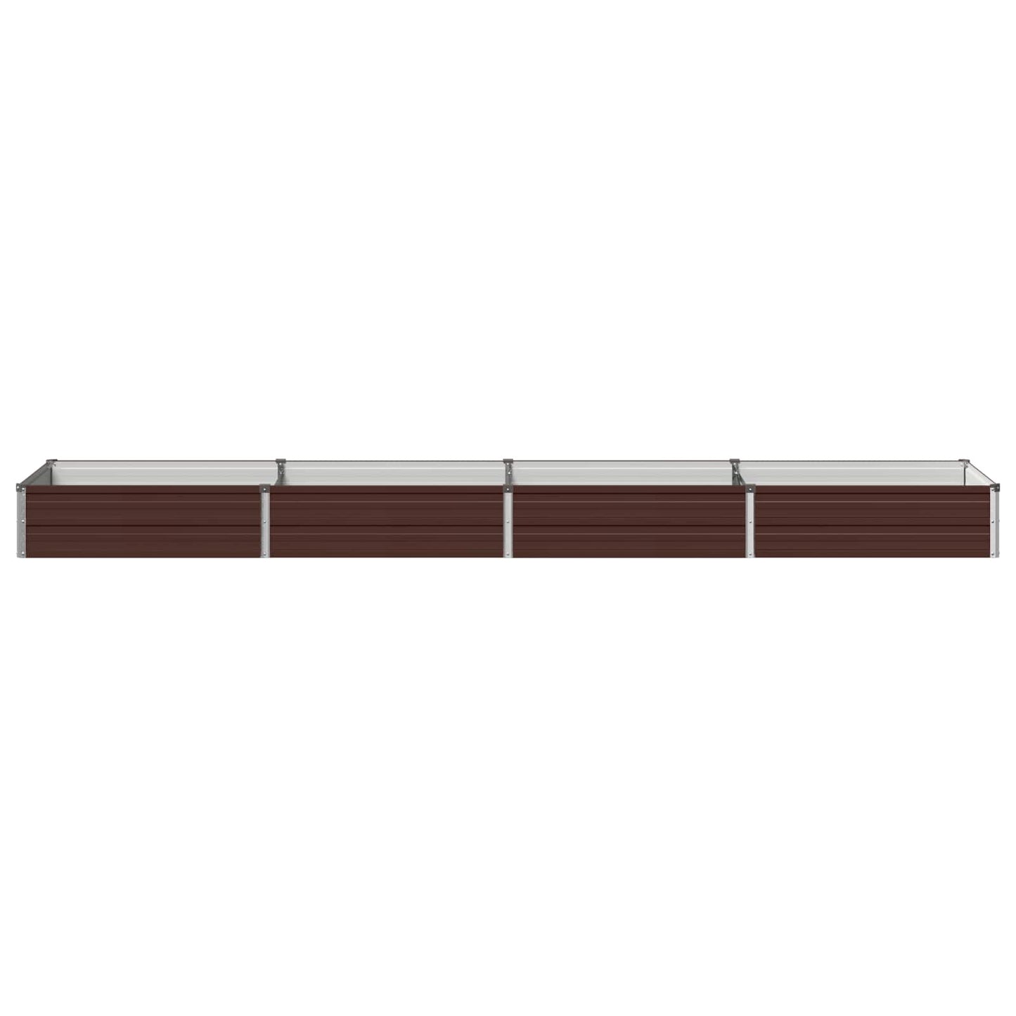vidaXL Υψωμένο Κρεβάτι Κήπου Καφέ 320 x 80 x 24 εκ.