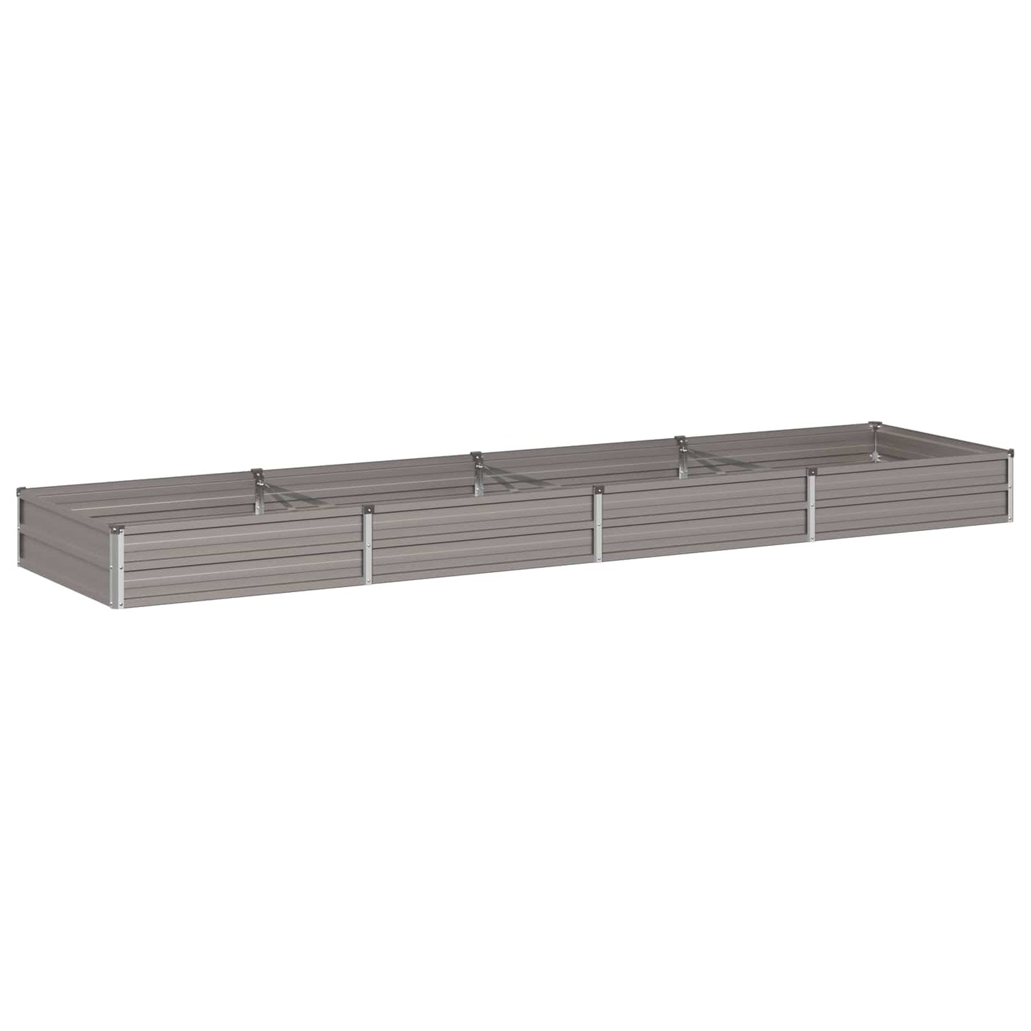 vidaXL Υψωμένο Κρεβάτι Κήπου Σκ rusty 320 x 80 x 24 εκ. κοντόν