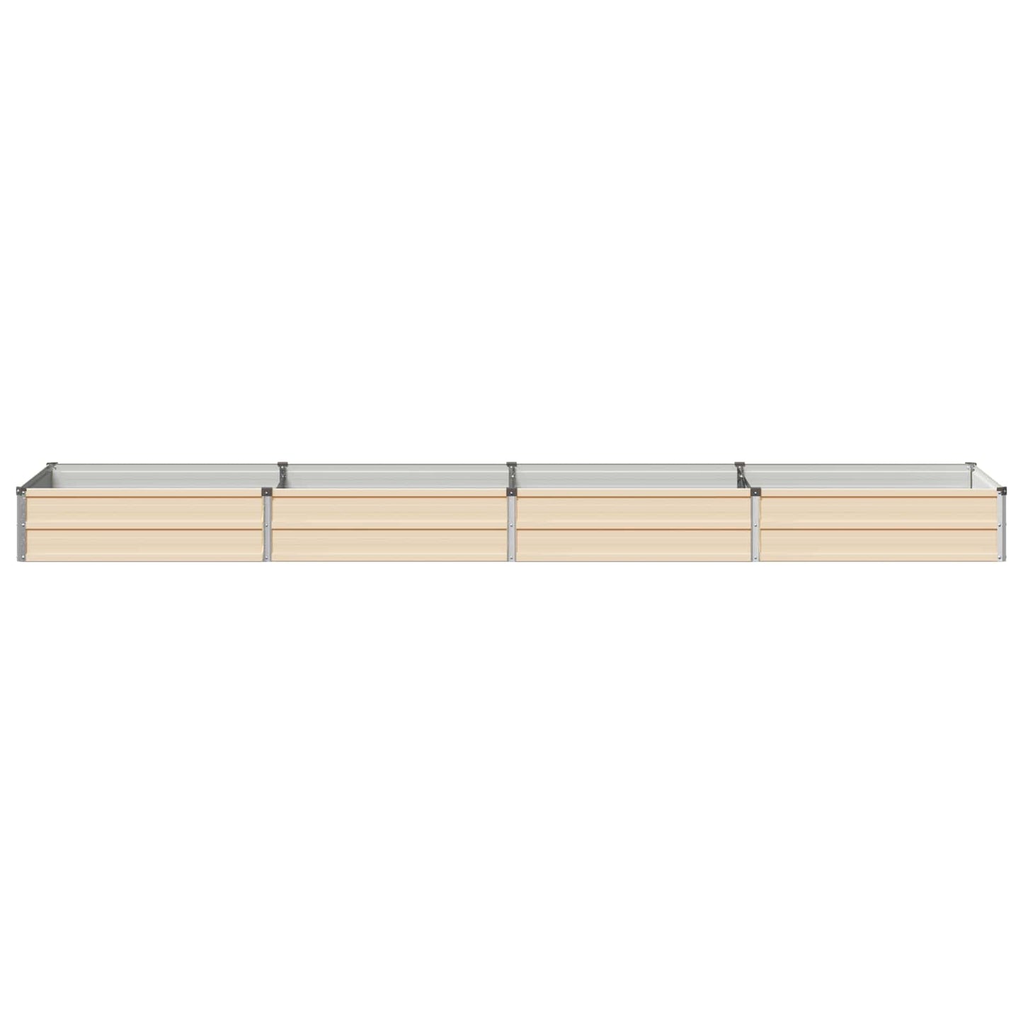vidaXL Υψωμένο Κρεβάτι Κήπου Ελεφαντόδοντο 320 x 80 x 24 εκ.