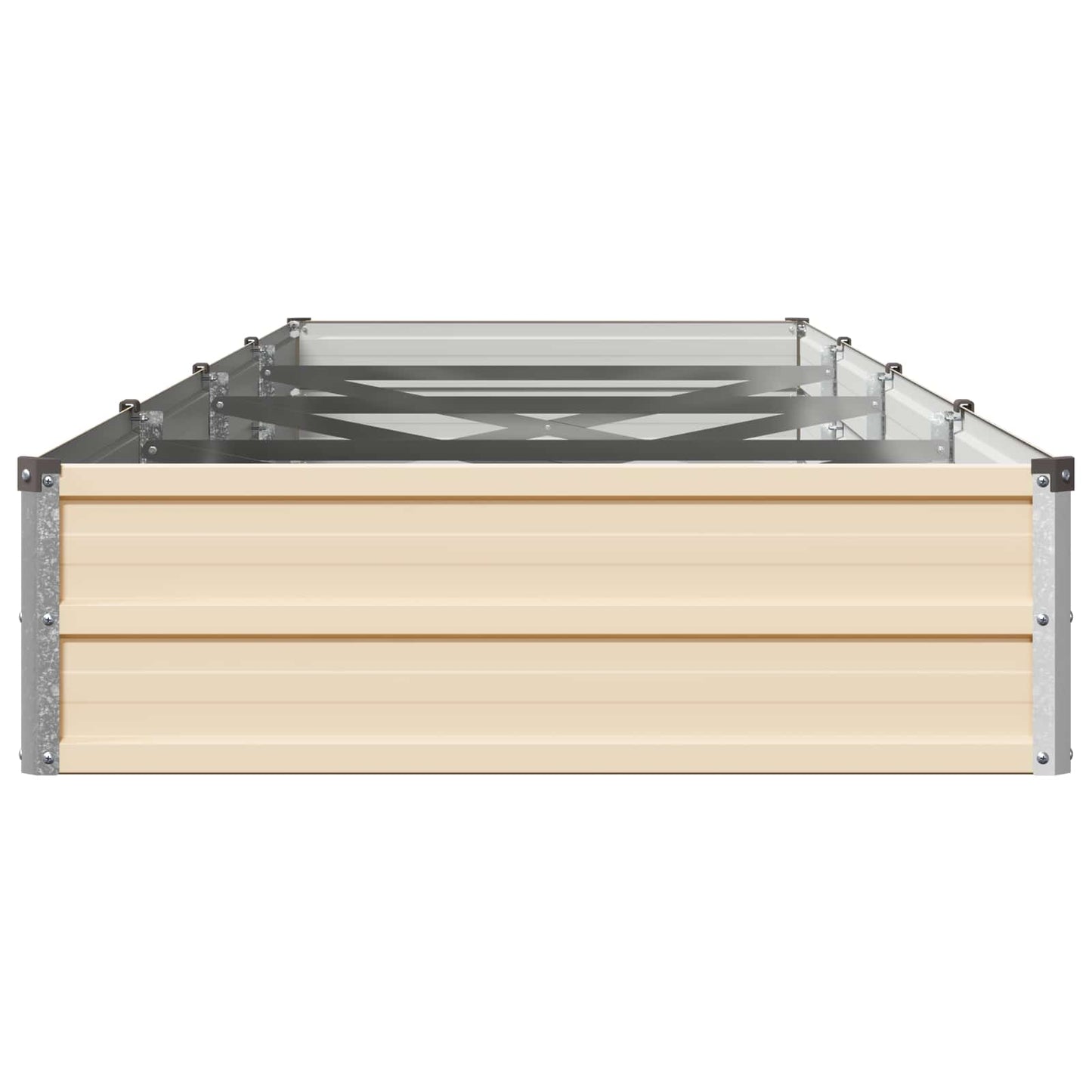 vidaXL Υψωμένο Κρεβάτι Κήπου Ελεφαντόδοντο 320 x 80 x 24 εκ.