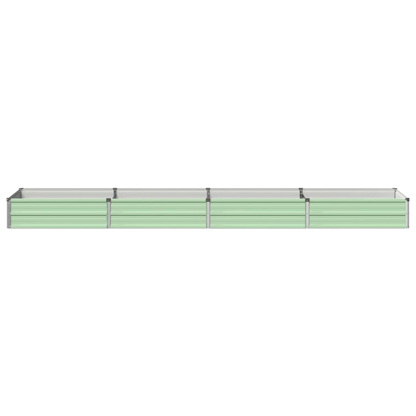 vidaXL Υψωμένο Κρεβάτι Κήπου Παστέλ Πράσινο 320 x 80 x 24 εκ.