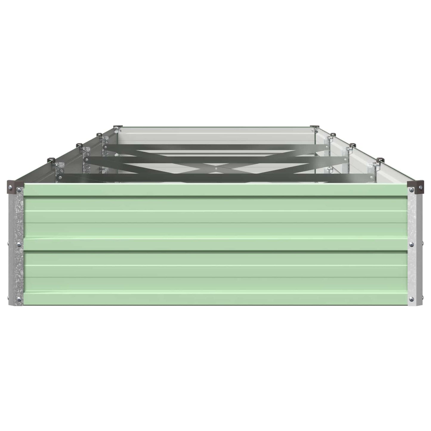 vidaXL Υψωμένο Κρεβάτι Κήπου Παστέλ Πράσινο 320 x 80 x 24 εκ.