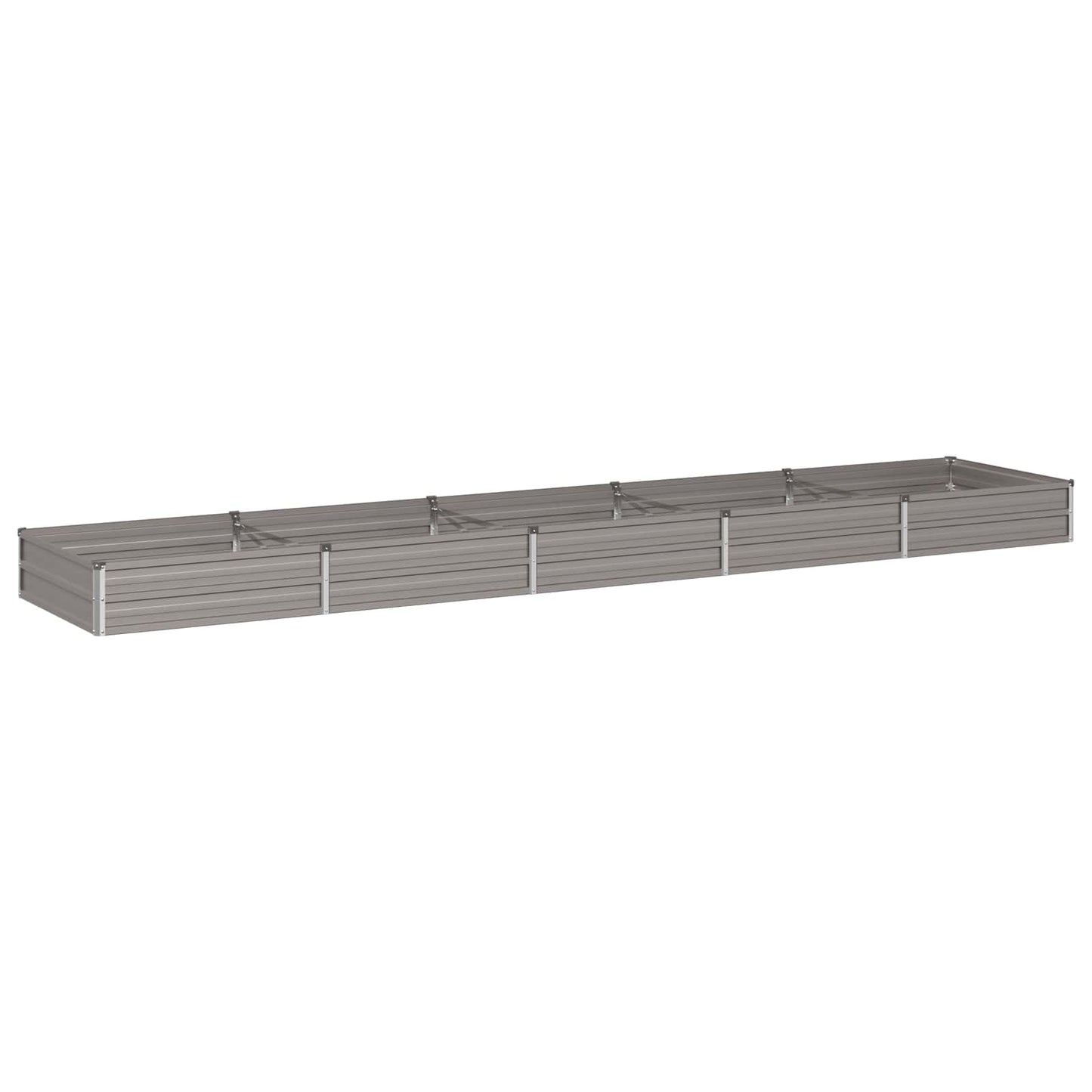 vidaXL Υψωμένο Κρεβάτι Κήπου Σκ rusty 400 x 80 x 24 εκ. κοντόν