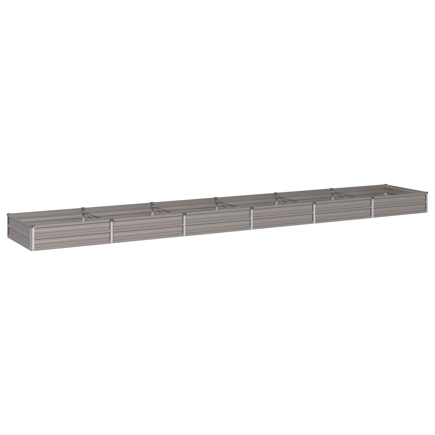vidaXL Υψωμένο Κρεβάτι Κήπου Σκ rusty 480 x 80 x 24 εκ. κοντόν