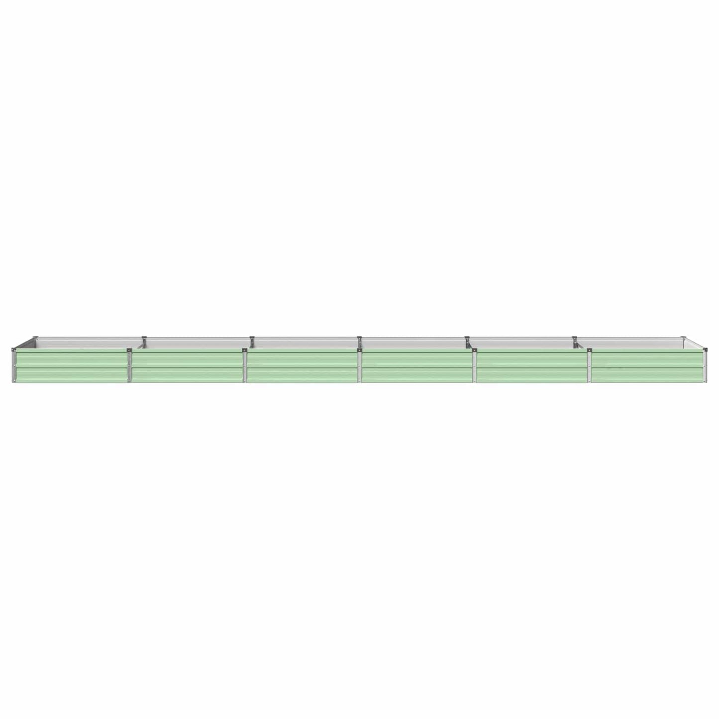 vidaXL Υψωμένο Κρεβάτι Κήπου Παστέλ Πράσινο 480 x 80 x 24 εκ.