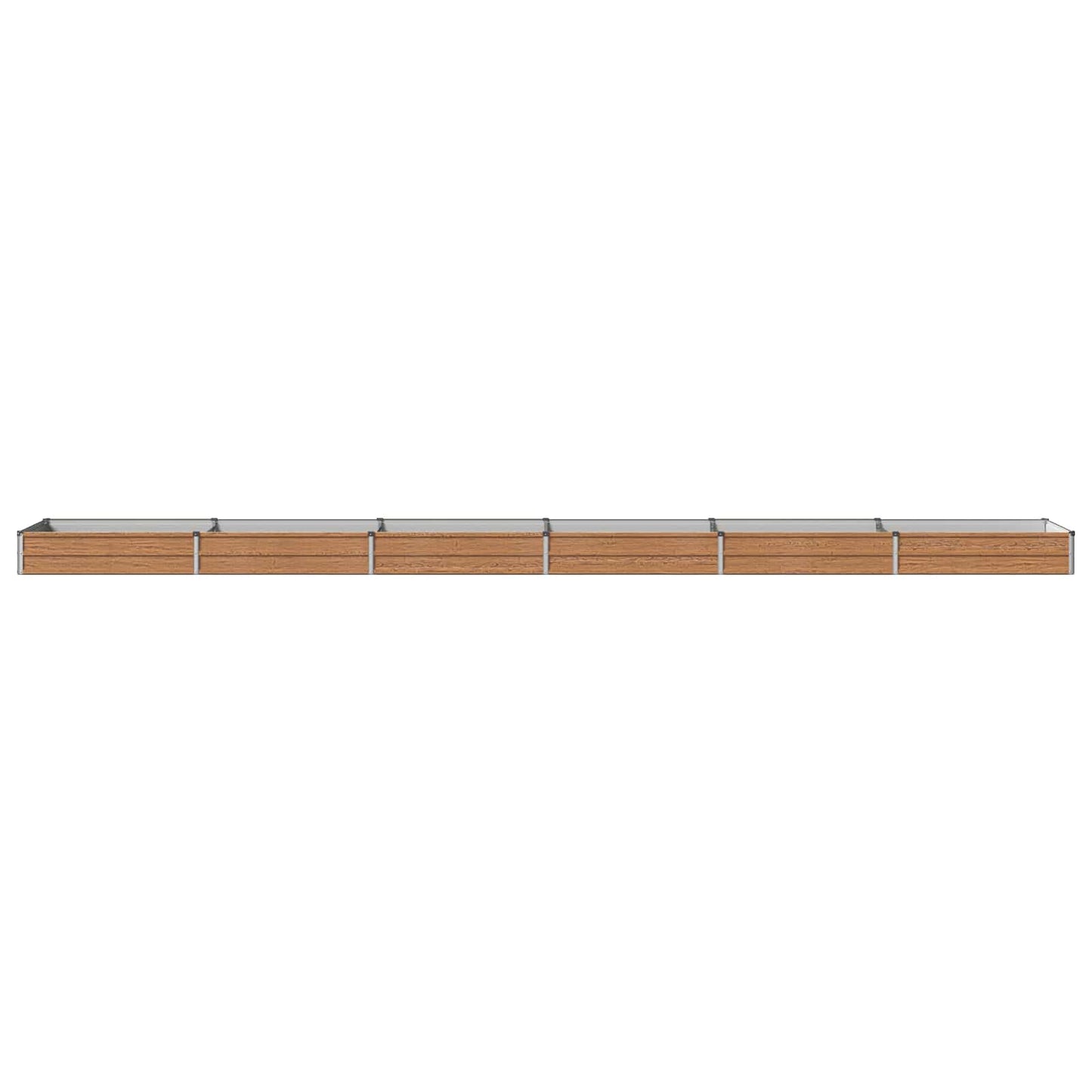 vidaXL Υψωμένο Κρεβάτι Κήπου Ξύλινο Καφέ 600 x 80 x 24 εκ.
