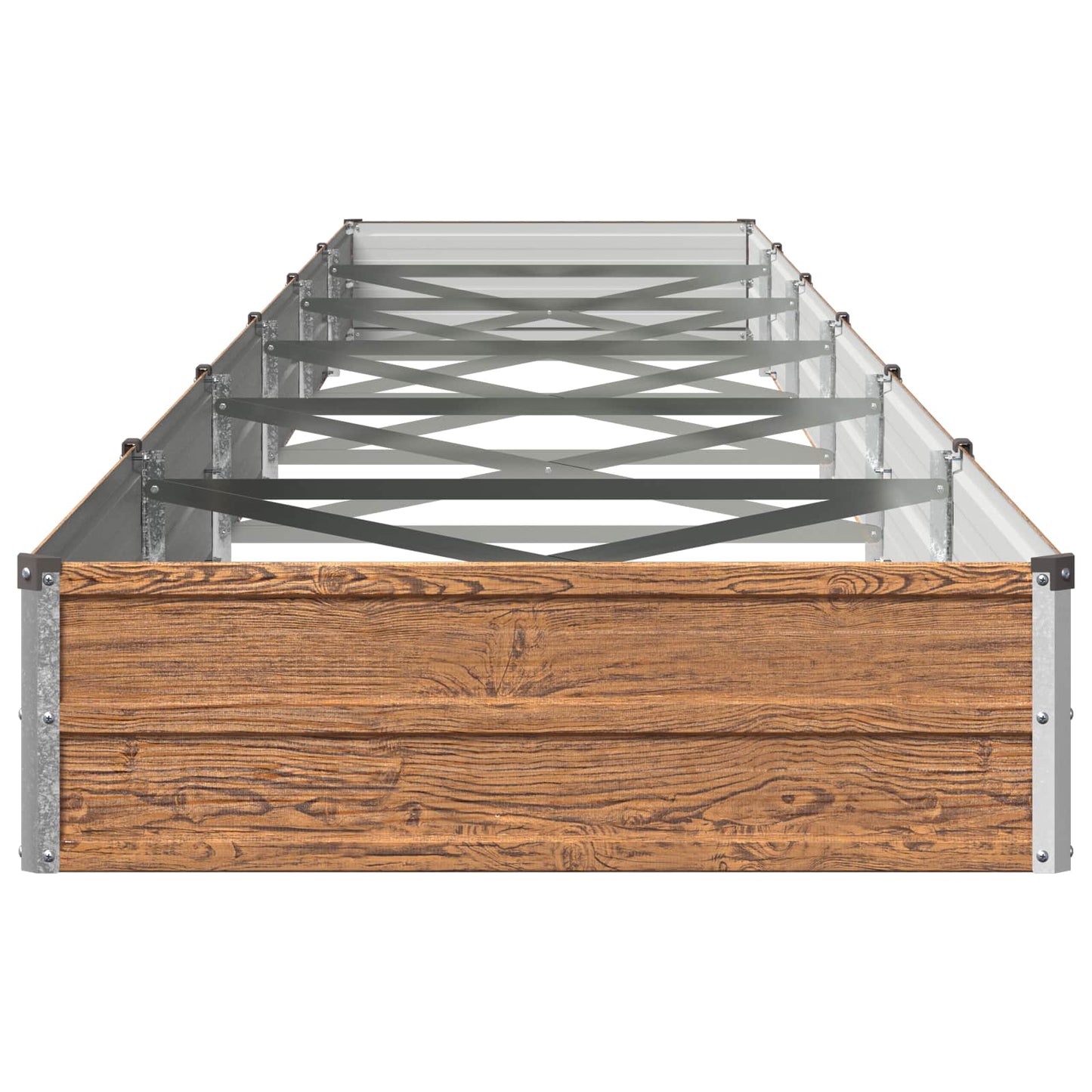 vidaXL Υψωμένο Κρεβάτι Κήπου Ξύλινο Καφέ 600 x 80 x 24 εκ.