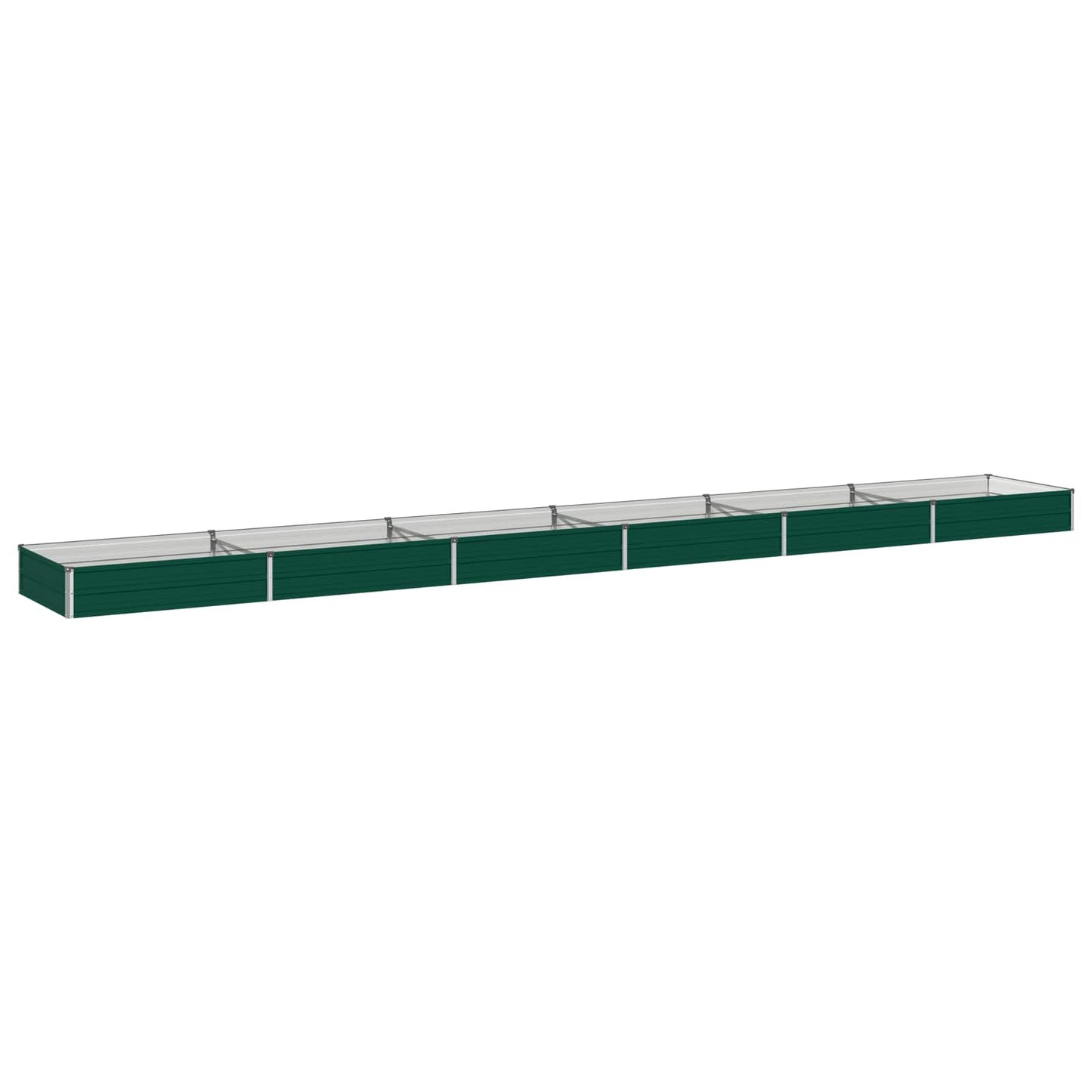 vidaXL Υψωμένο Κρεβάτι Κήπου Πράσινο 600 x 80 x 24 εκ.