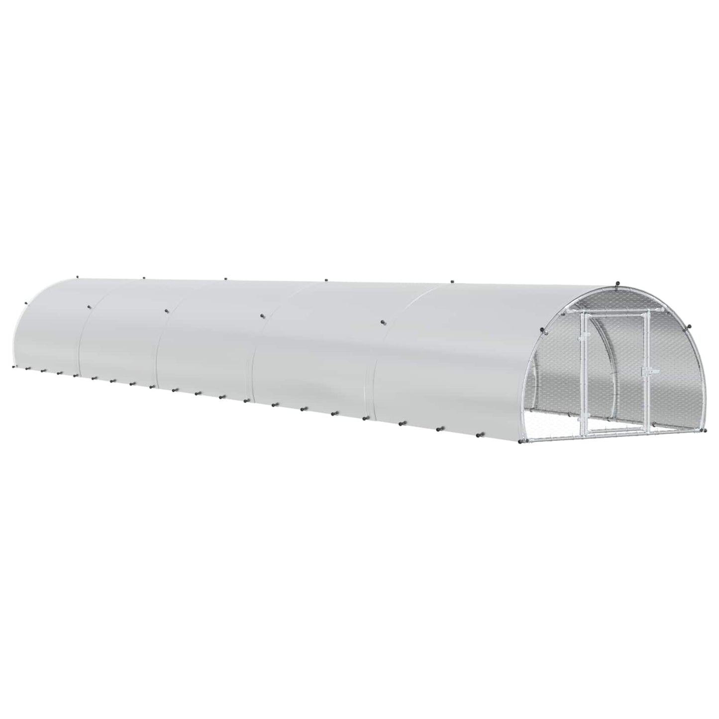 vidaXL Κοτέτσι Ασημί 1000 x 150 x 100 εκ. Γαλβανισμένος Χάλυβας