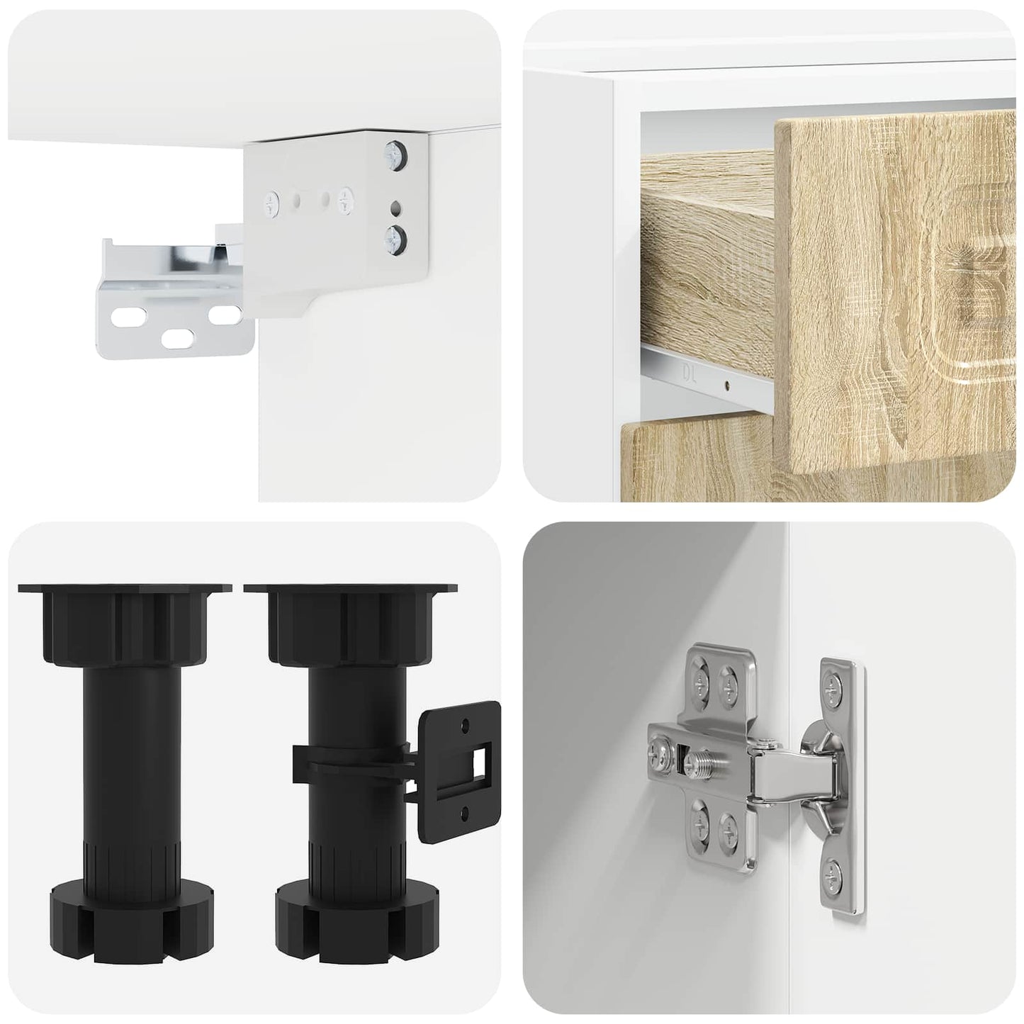 vidaXL Μονάδα κουζίνας KALMAR 8 pcs Sonoma Δρυς Επεξεργασμένο Ξύλο