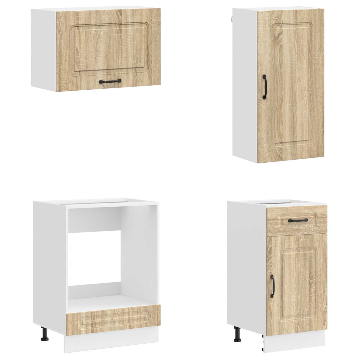 vidaXL Μονάδα κουζίνας KALMAR 8 pcs Sonoma Δρυς Επεξεργασμένο Ξύλο