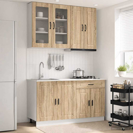 vidaXL Μονάδα κουζίνας PORTO 4 pcs Sonoma Δρυς Επεξεργασμένο Ξύλο