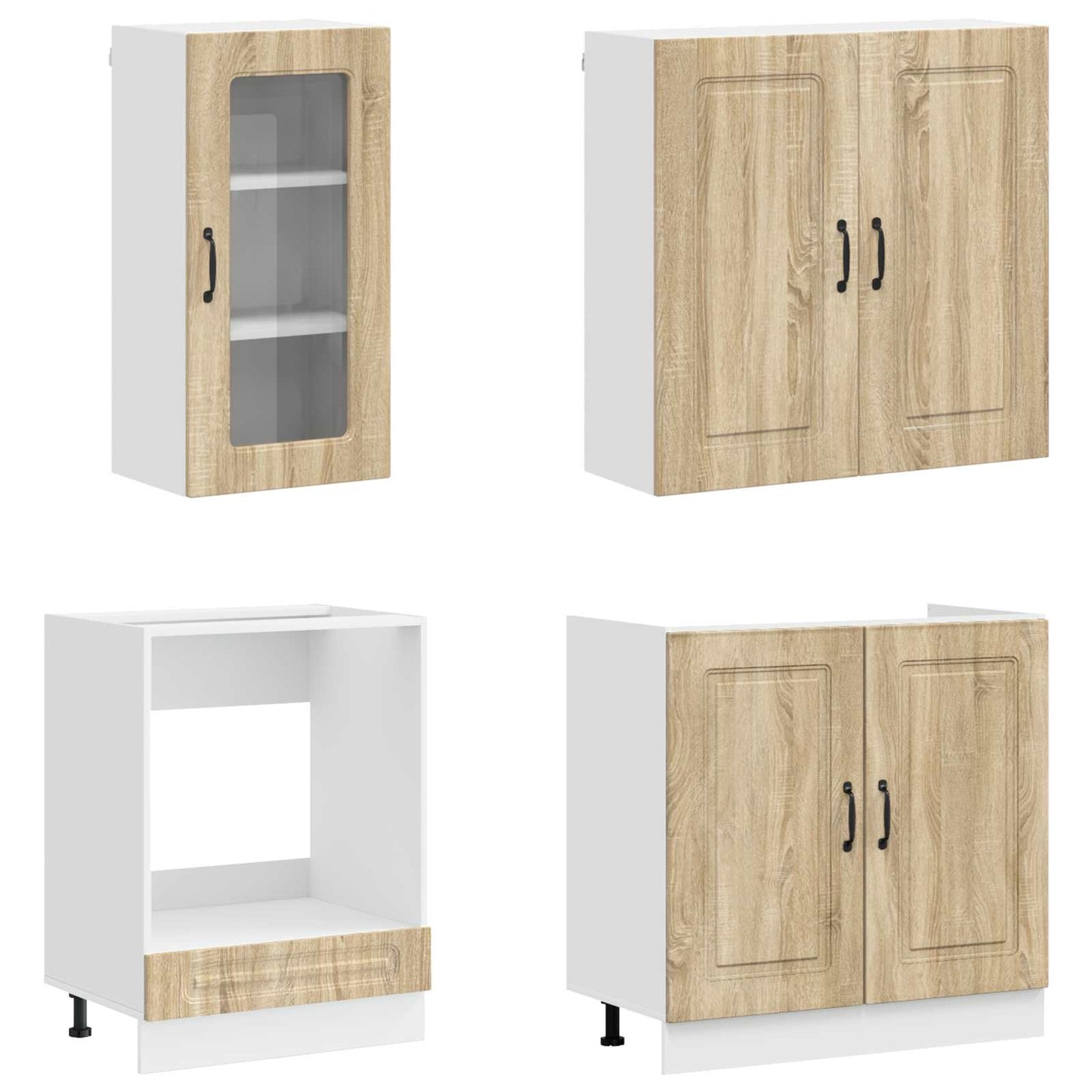vidaXL Μονάδα κουζίνας KALMAR 8 pcs Sonoma Δρυς Επεξεργασμένο Ξύλο