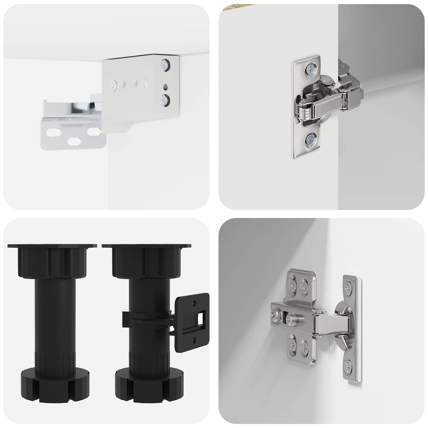 vidaXL Μονάδα κουζίνας LUCCA 8 pcs Sonoma Δρυς Επεξεργασμένο Ξύλο