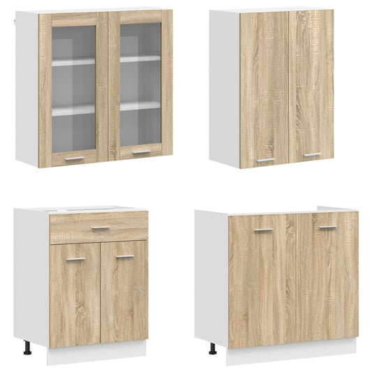 vidaXL Μονάδα κουζίνας LYON 8 τμχ. Sonoma Δρυς Επεξεργασμένο Ξύλο