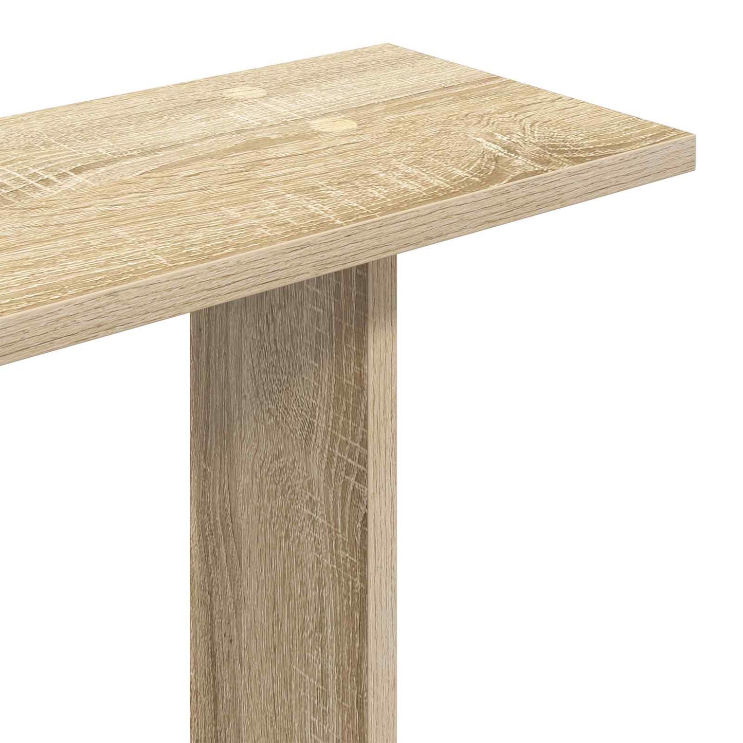 vidaXL Ράφι Τοίχου Sonoma Δρυς 102 x 20 x 130 εκ. Επεξεργασμένο Ξύλο