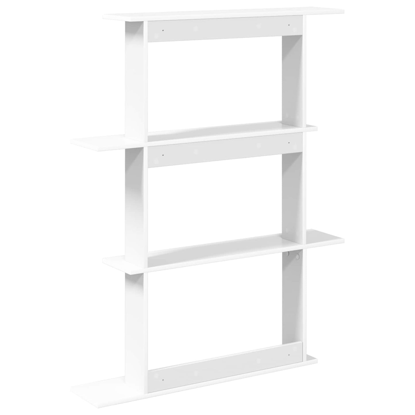 vidaXL Ράφι Τοίχου Λευκό 100 x 20 x 126 εκ. Επεξεργασμένο Ξύλο