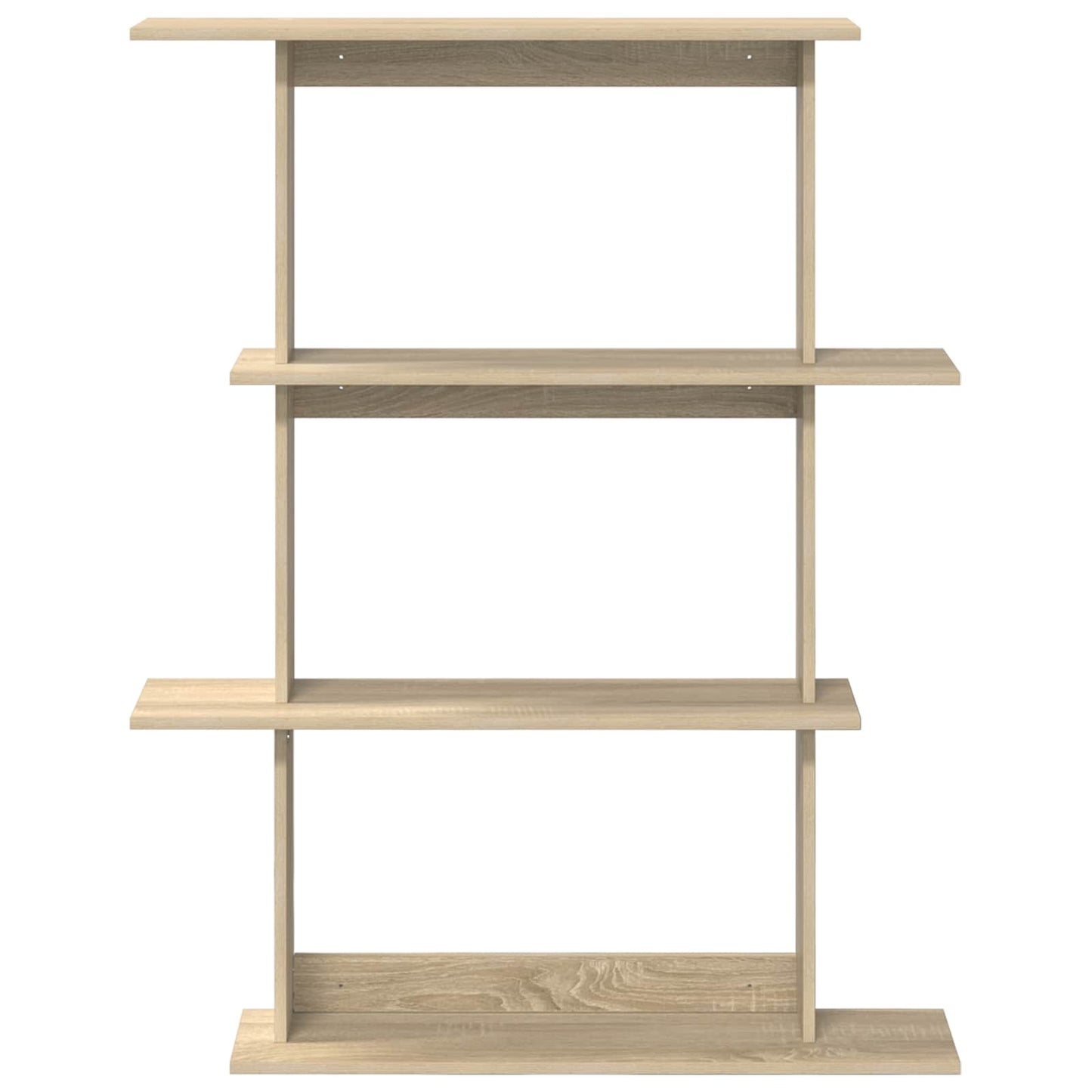 vidaXL Ράφι Τοίχου Sonoma Δρυς 100 x 20 x 126 εκ. Επεξεργασμένο Ξύλο