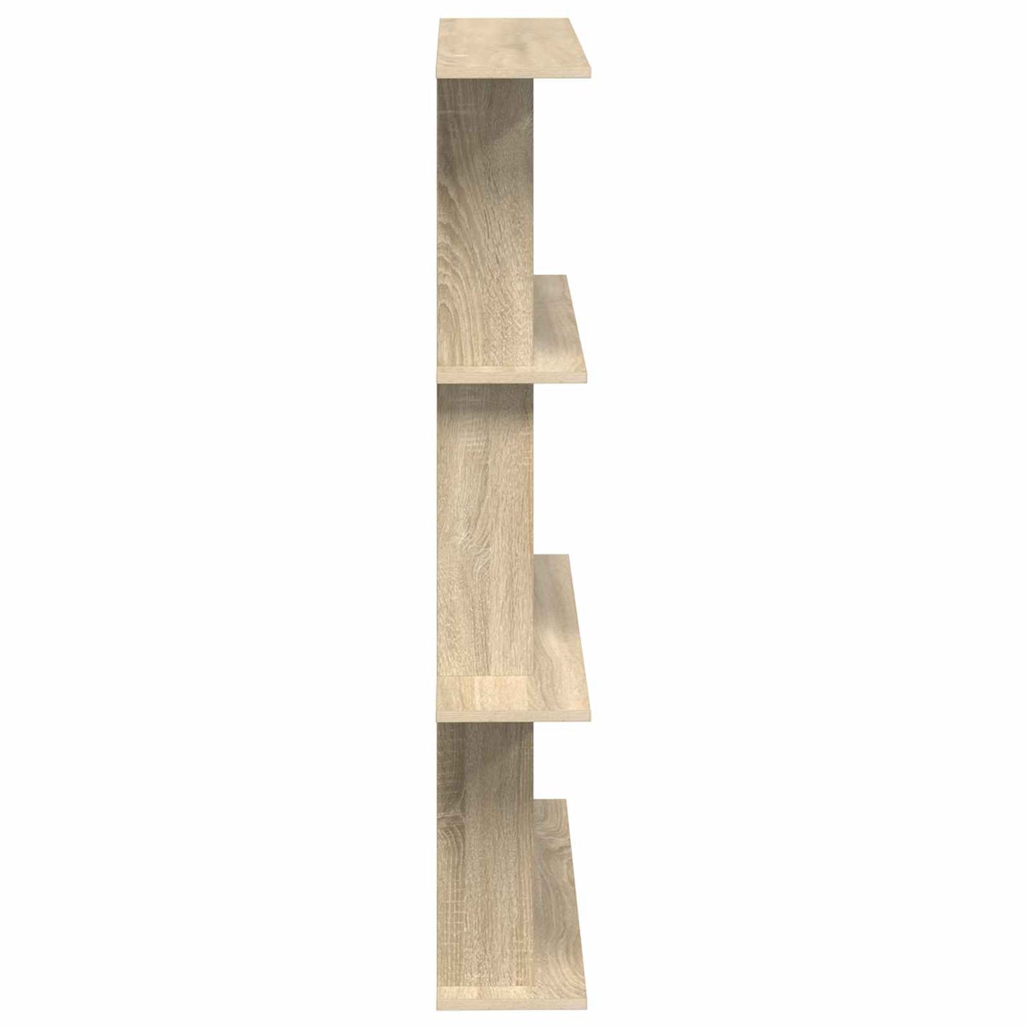 vidaXL Ράφι Τοίχου Sonoma Δρυς 100 x 20 x 126 εκ. Επεξεργασμένο Ξύλο